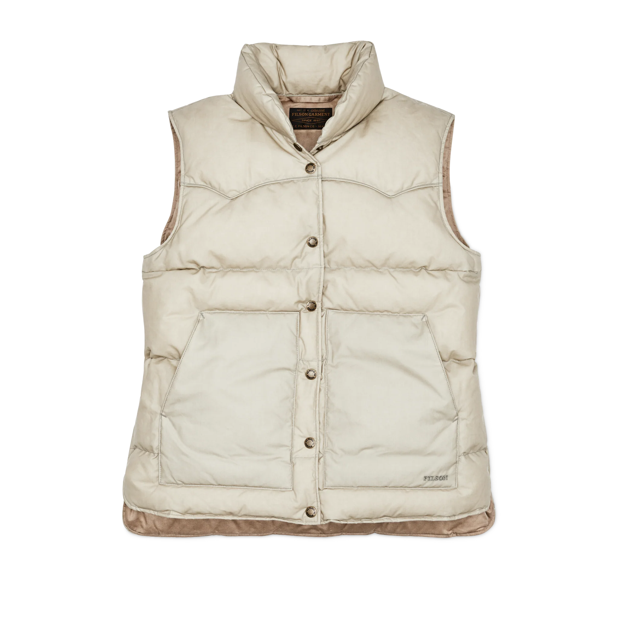 Women's Waxed Down Vest - FILSON OUTLET