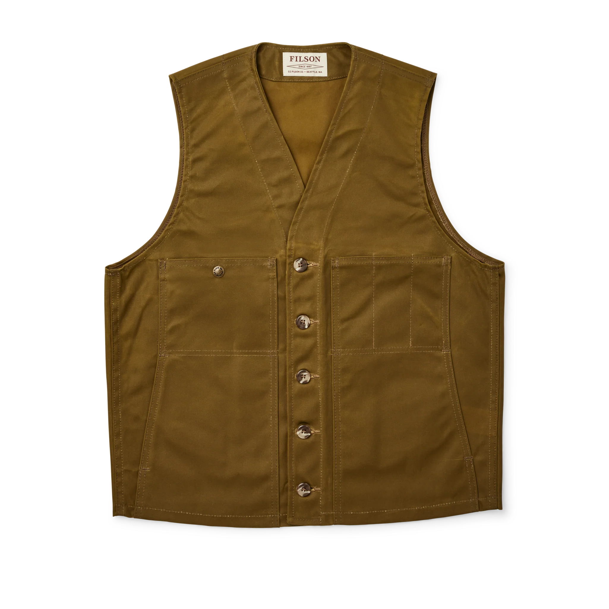 Oil Tin Cloth Vest - FILSON OUTLET