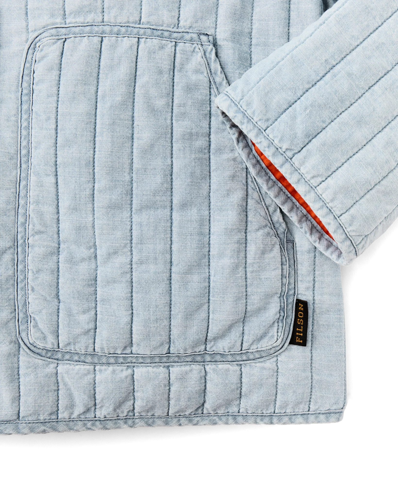 Women's Chambray Quilted Jacket - FILSON OUTLET