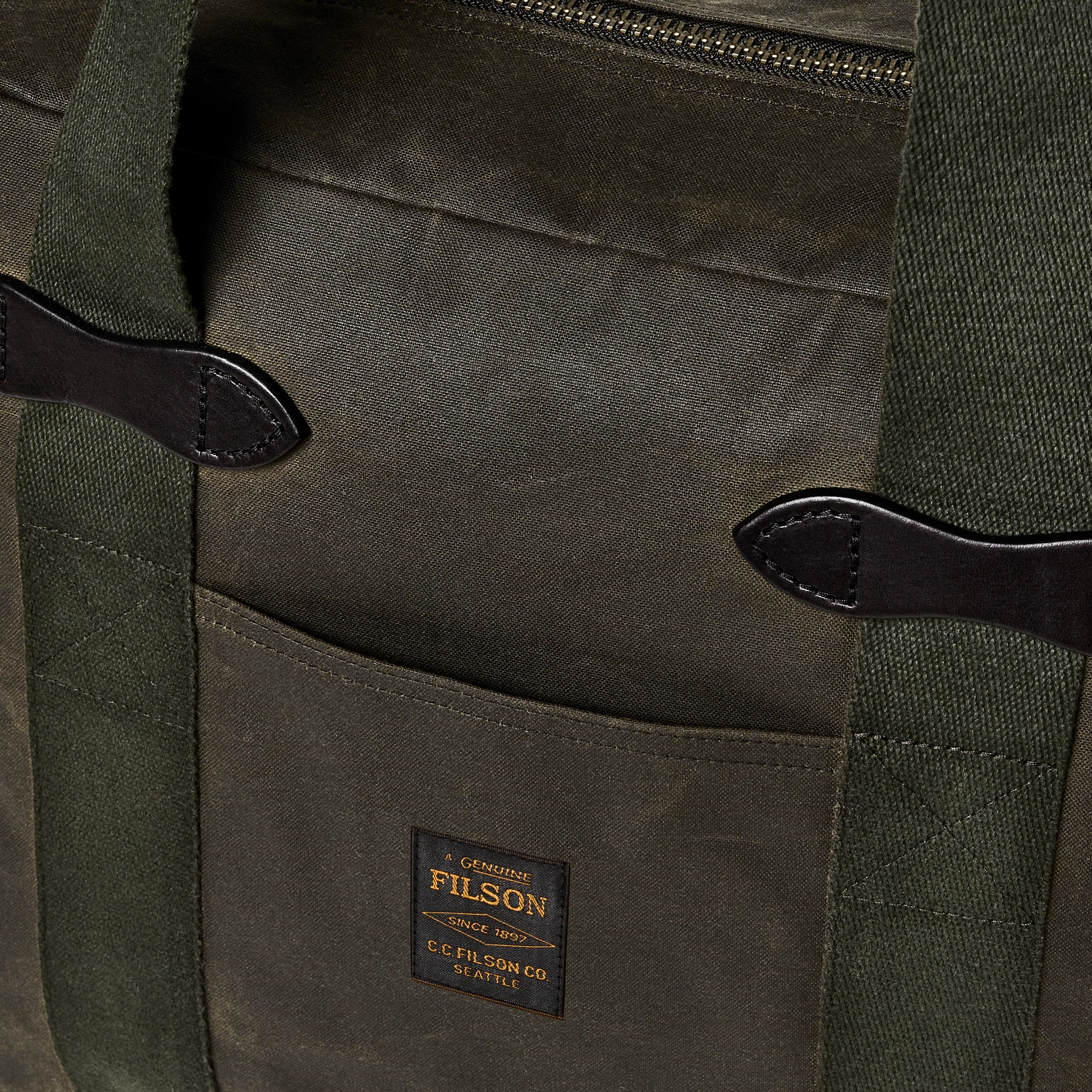 Tin Cloth Zipper Tote Bag - FILSON OUTLET