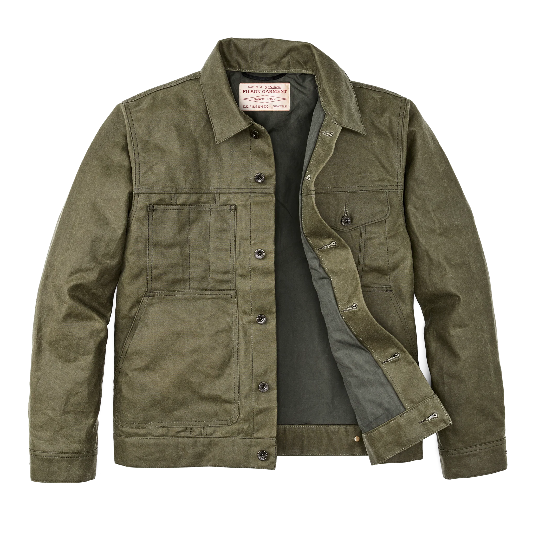 Tin Cloth Short Lined Cruiser Jacket - FILSON OUTLET