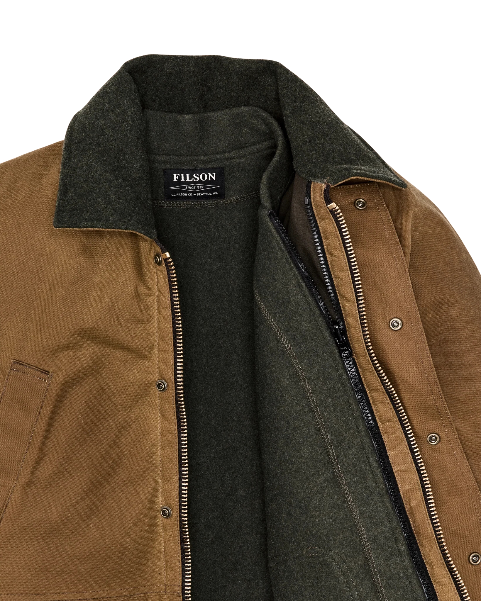 Lined Tin Cloth Field Jacket - FILSON OUTLET