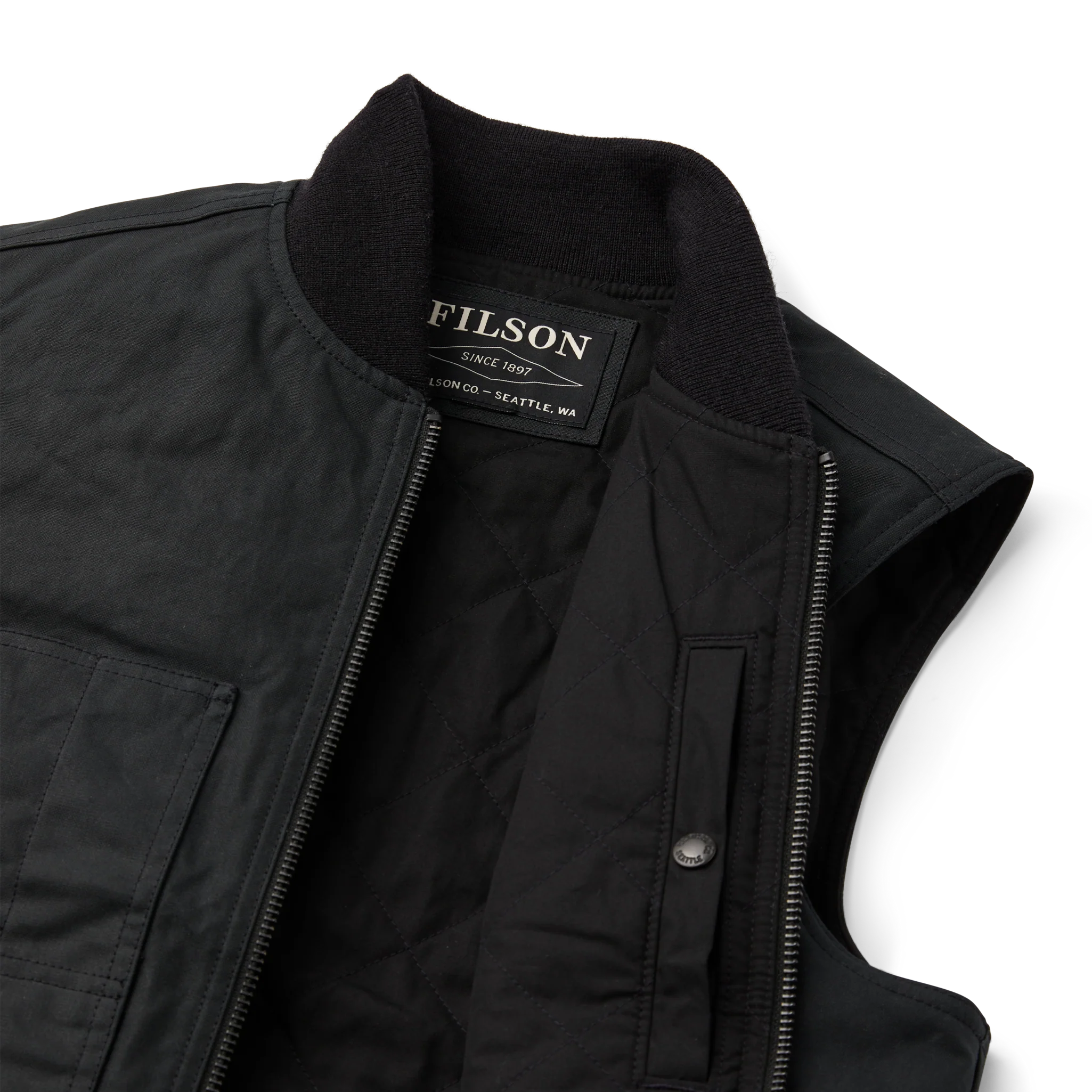Tin Cloth Insulated Work Vest - FILSON OUTLET