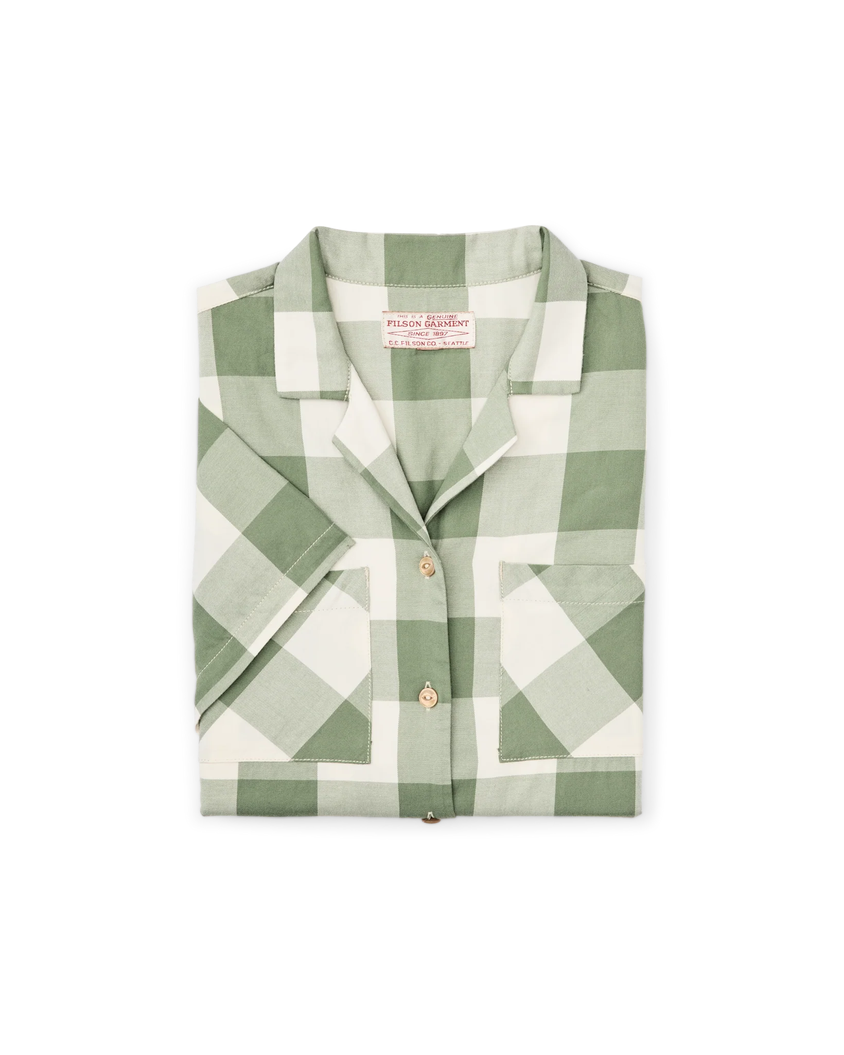 Women's Short Sleeve Camp Shirt - FILSON OUTLET