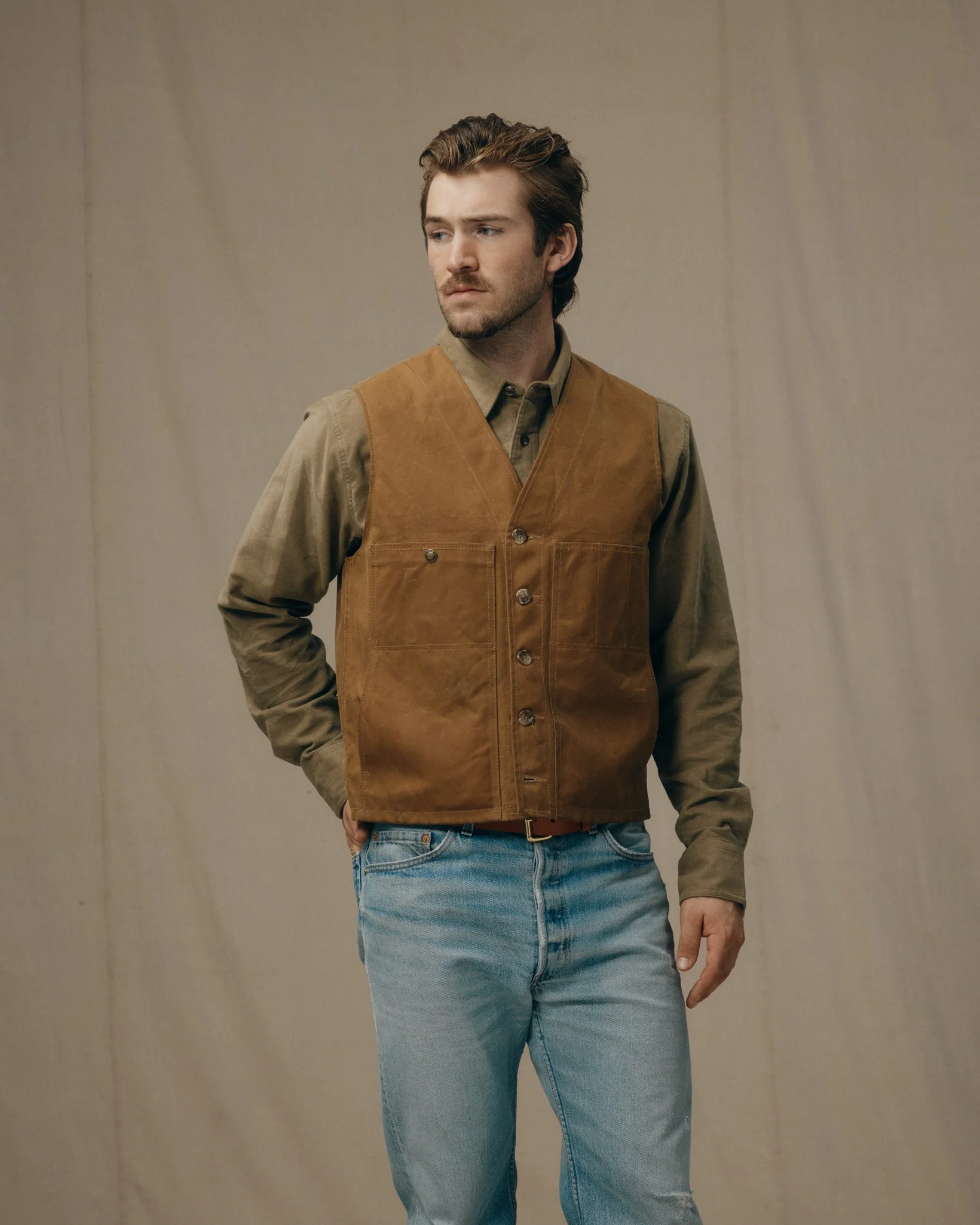 Oil Tin Cloth Vest - FILSON OUTLET
