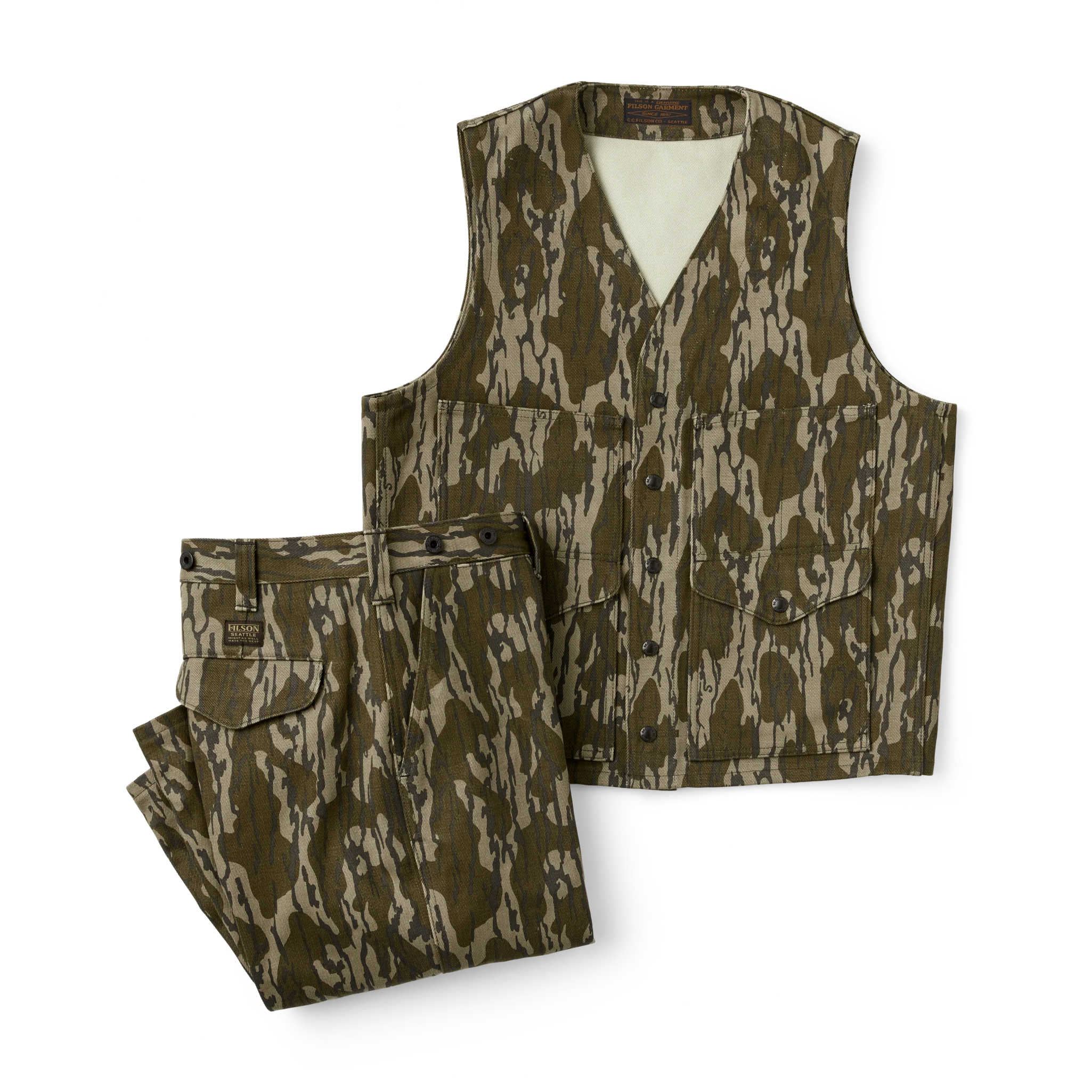 Rugged Twill Cruiser Vest - FILSON OUTLET