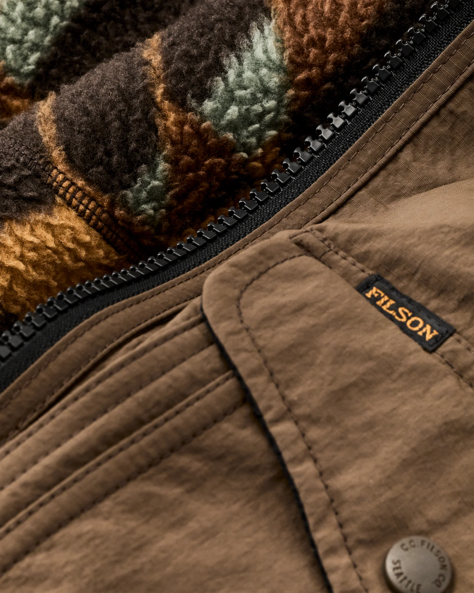 Reversible Pile Fleece Jacket - FILSON OUTLET