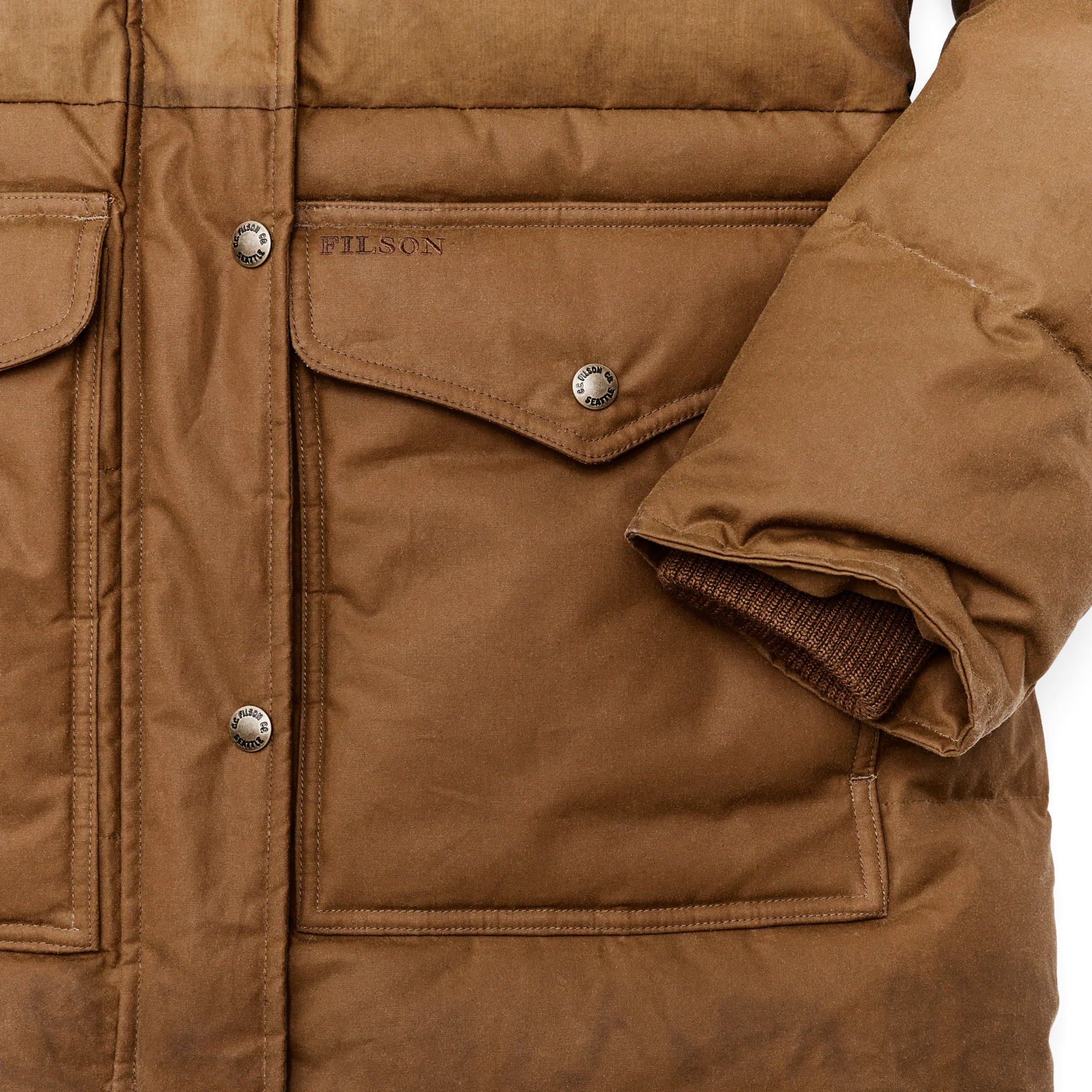 Women's Waxed Down Parka - FILSON OUTLET