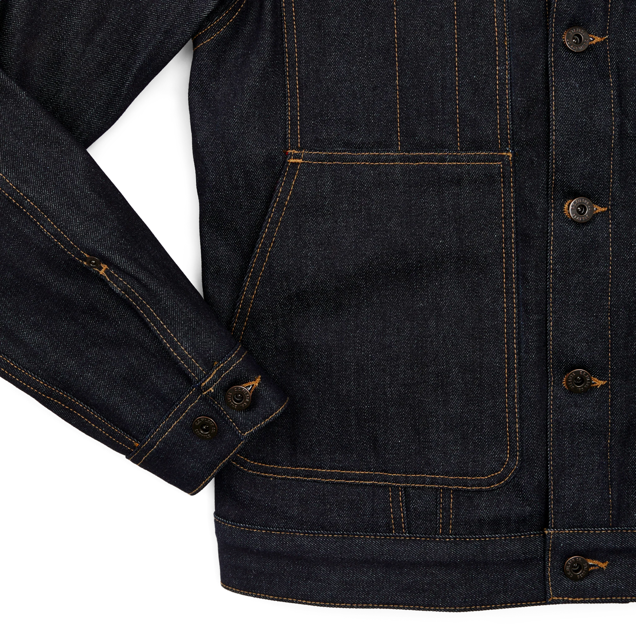 Lined Denim Short Cruiser Jacket - FILSON OUTLET
