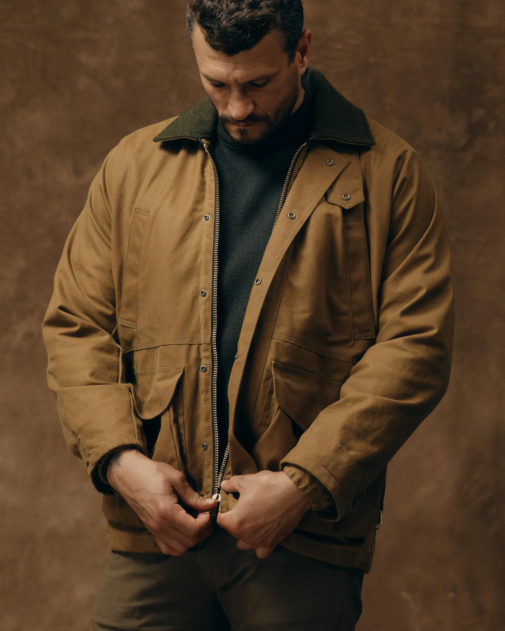 Lined Tin Cloth Field Jacket - FILSON OUTLET