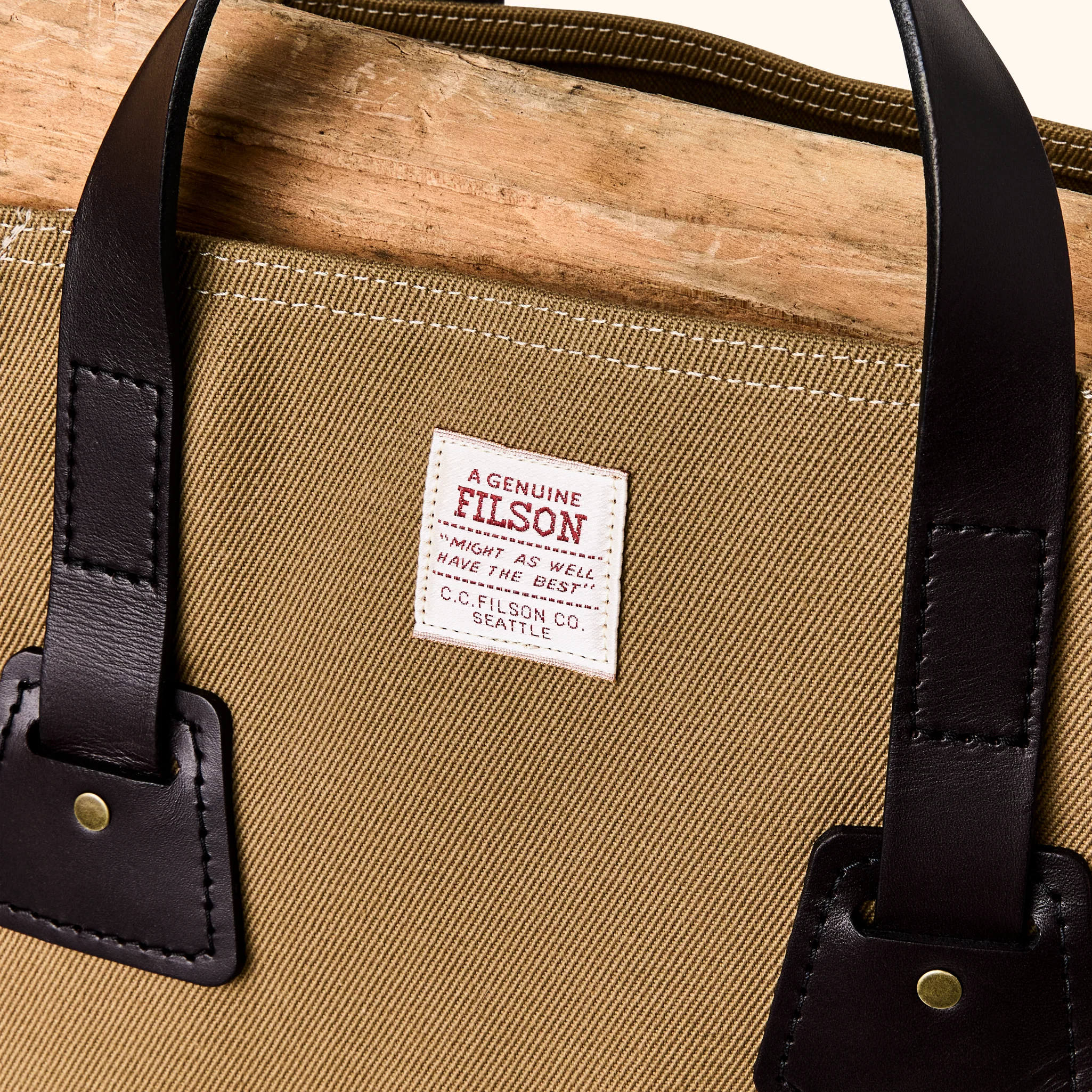 Rugged Twill Log Carrier - FILSON OUTLET