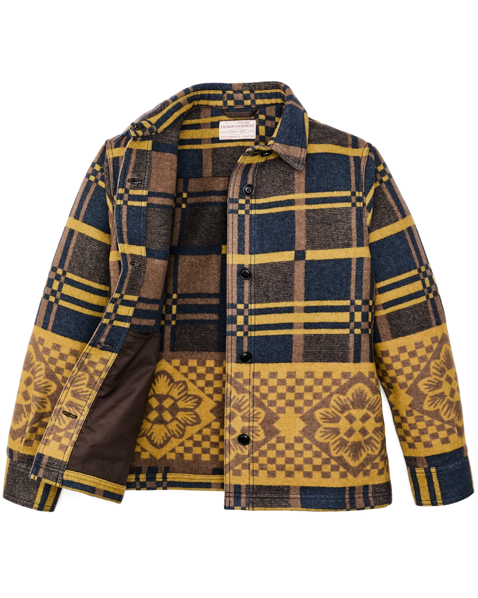 Women's Blanket Wool Overshirt - FILSON OUTLET