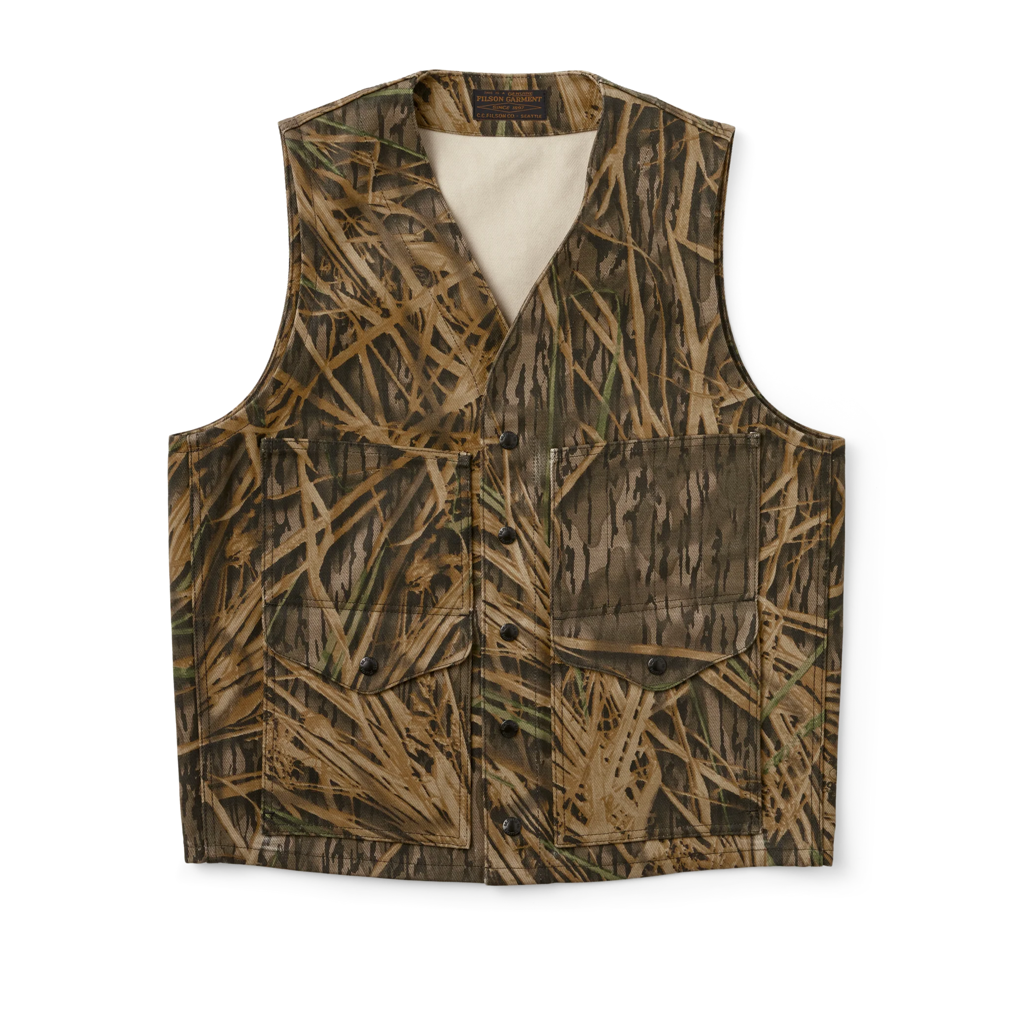 Rugged Twill Cruiser Vest - FILSON OUTLET