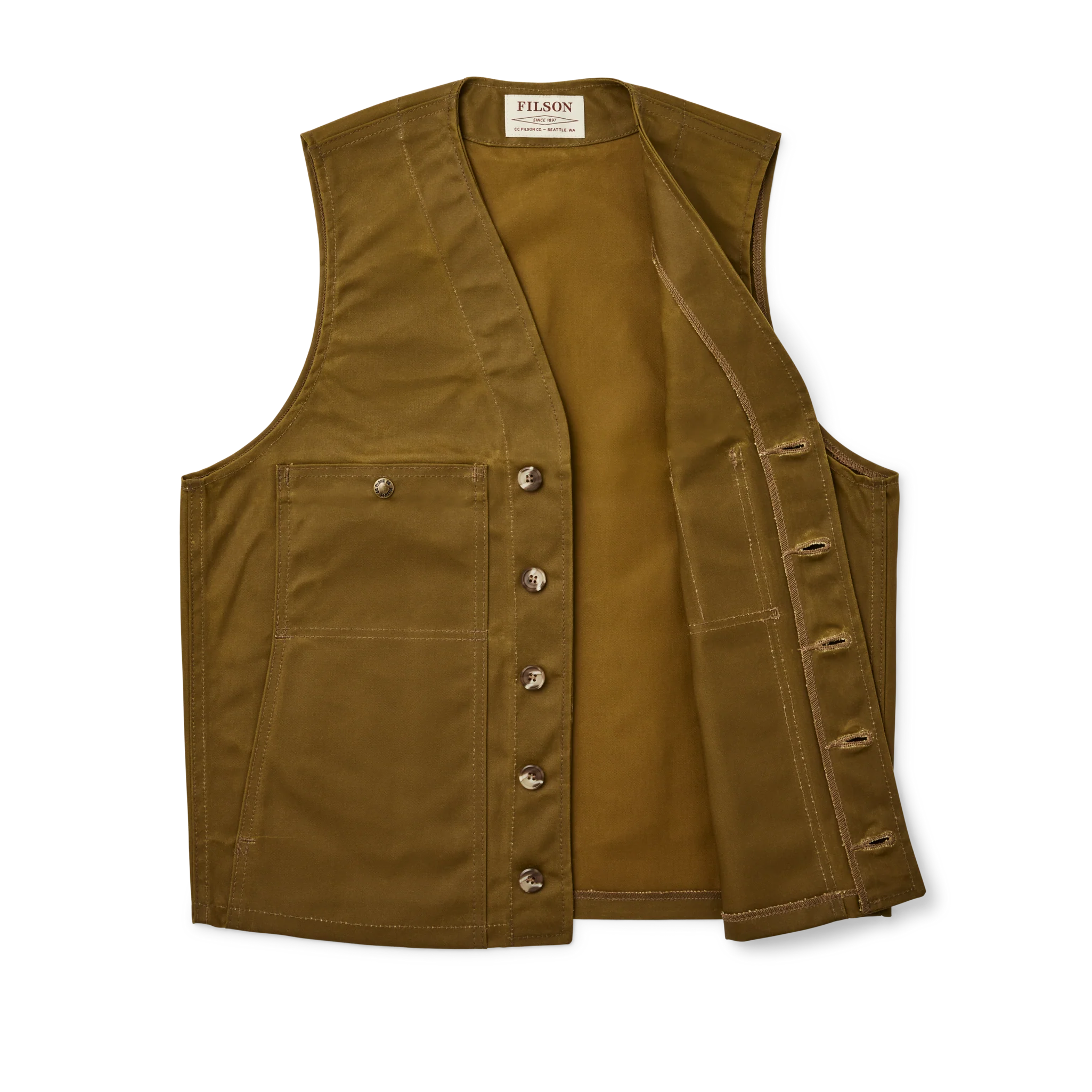 Oil Tin Cloth Vest - FILSON OUTLET