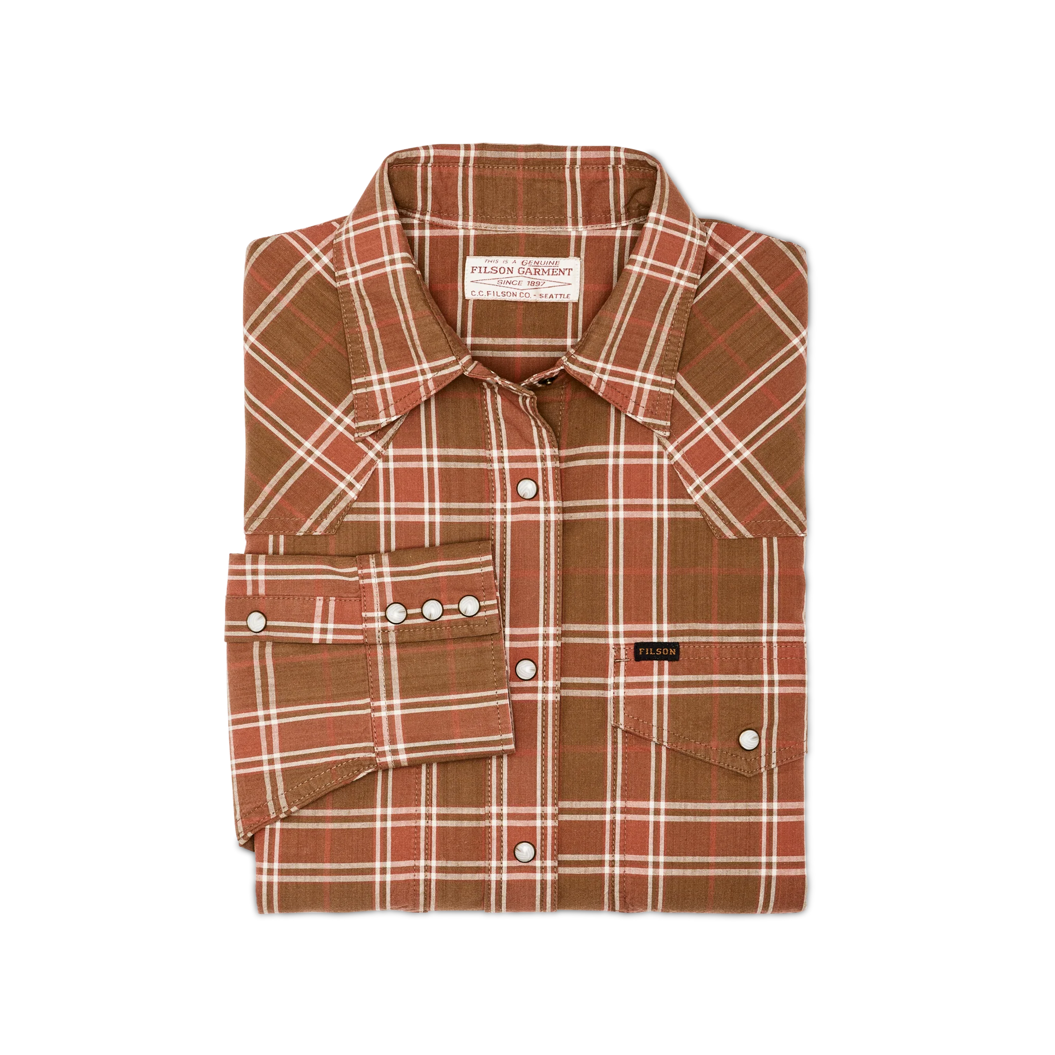 Women's Western Flannel Shirt - FILSON OUTLET