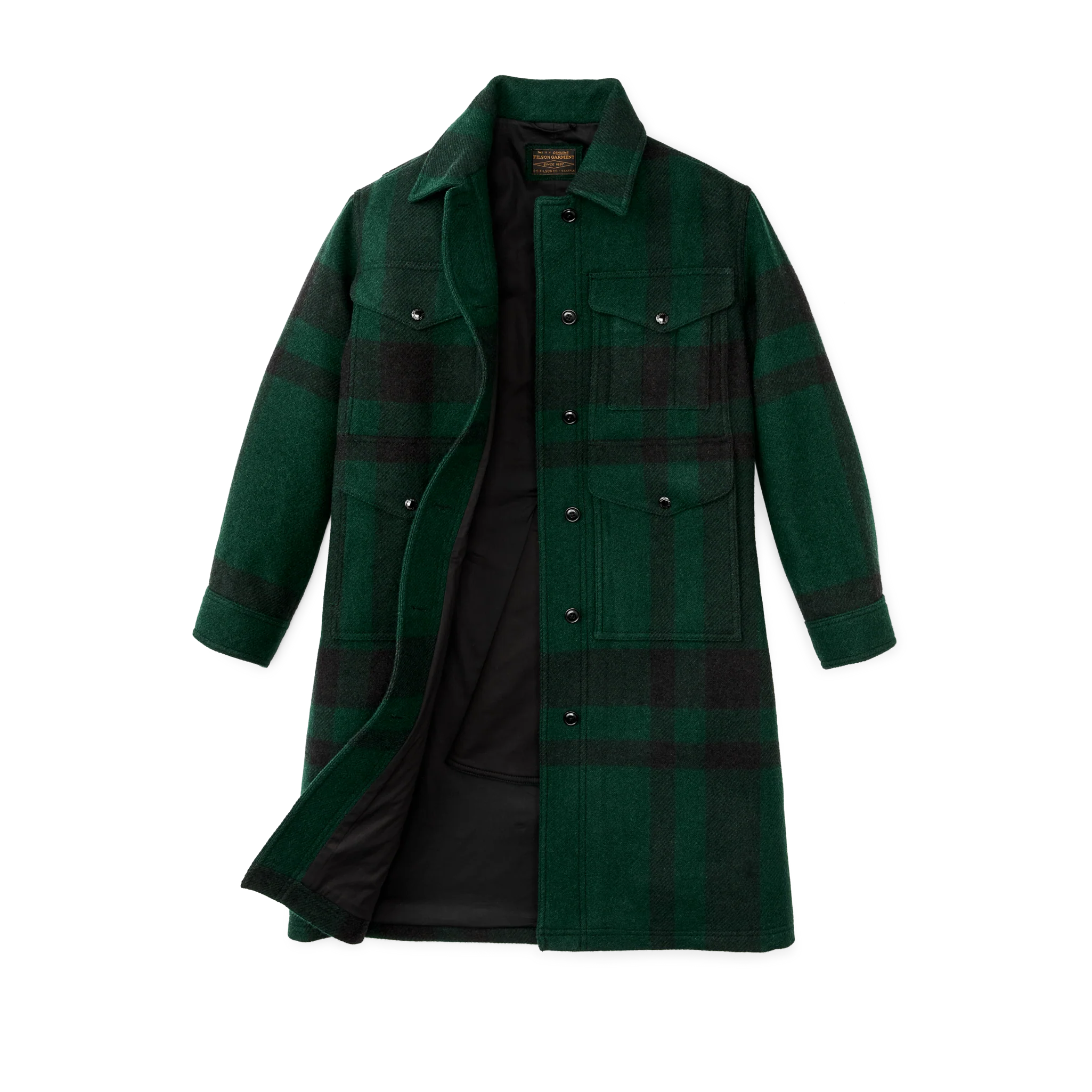 Women's Wool Long Cruiser Coat - FILSON OUTLET