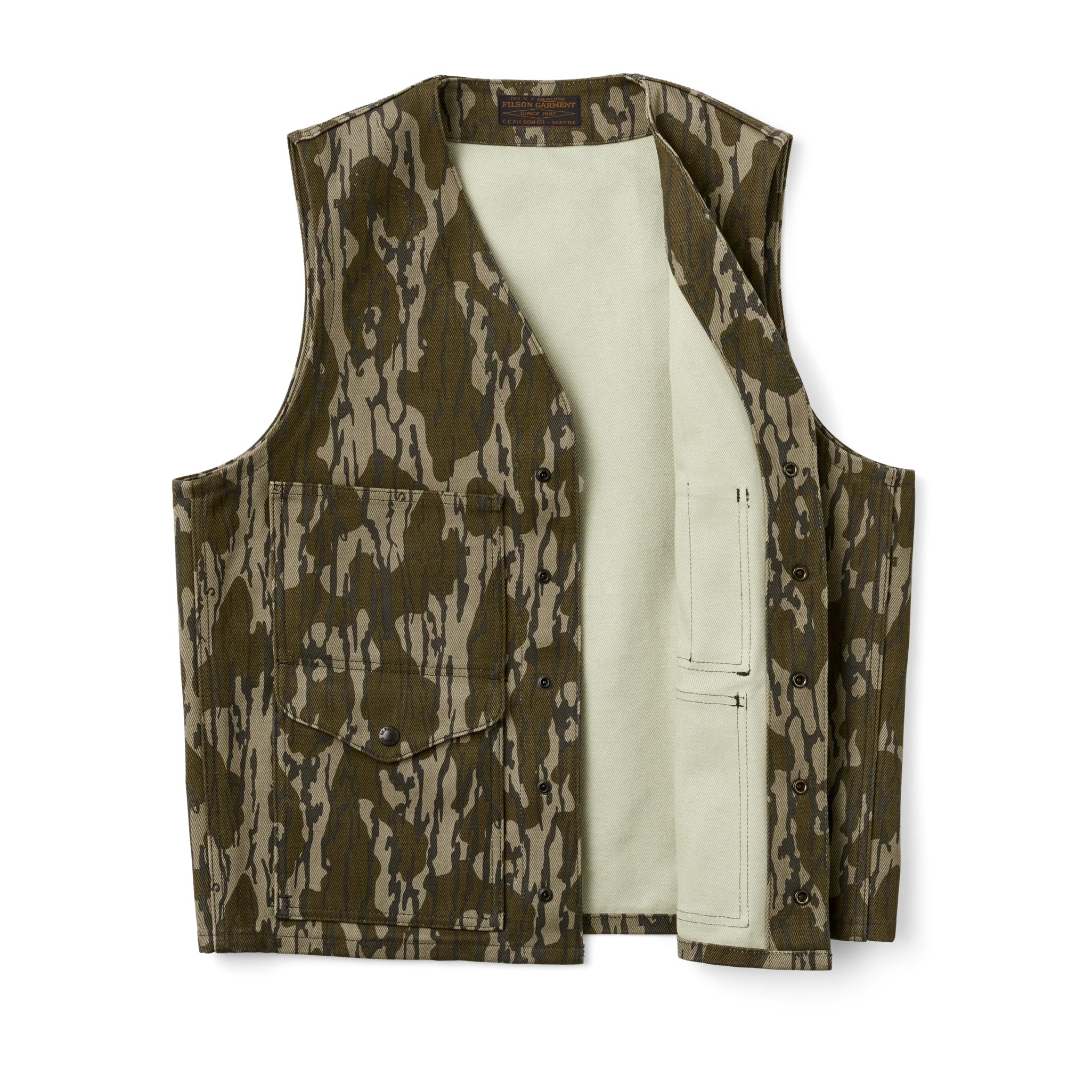 Rugged Twill Cruiser Vest - FILSON OUTLET