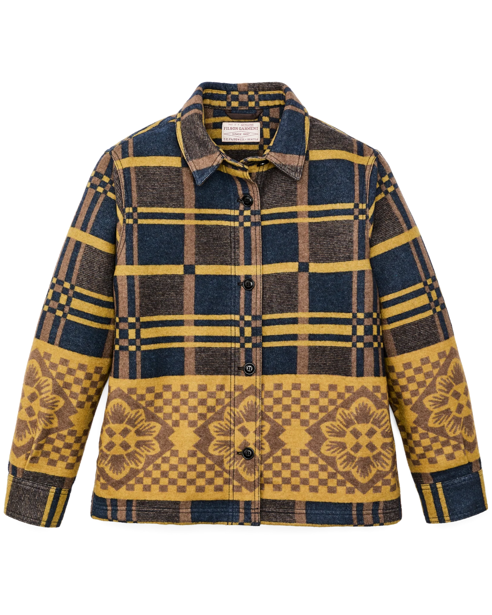 Women's Blanket Wool Overshirt - FILSON OUTLET