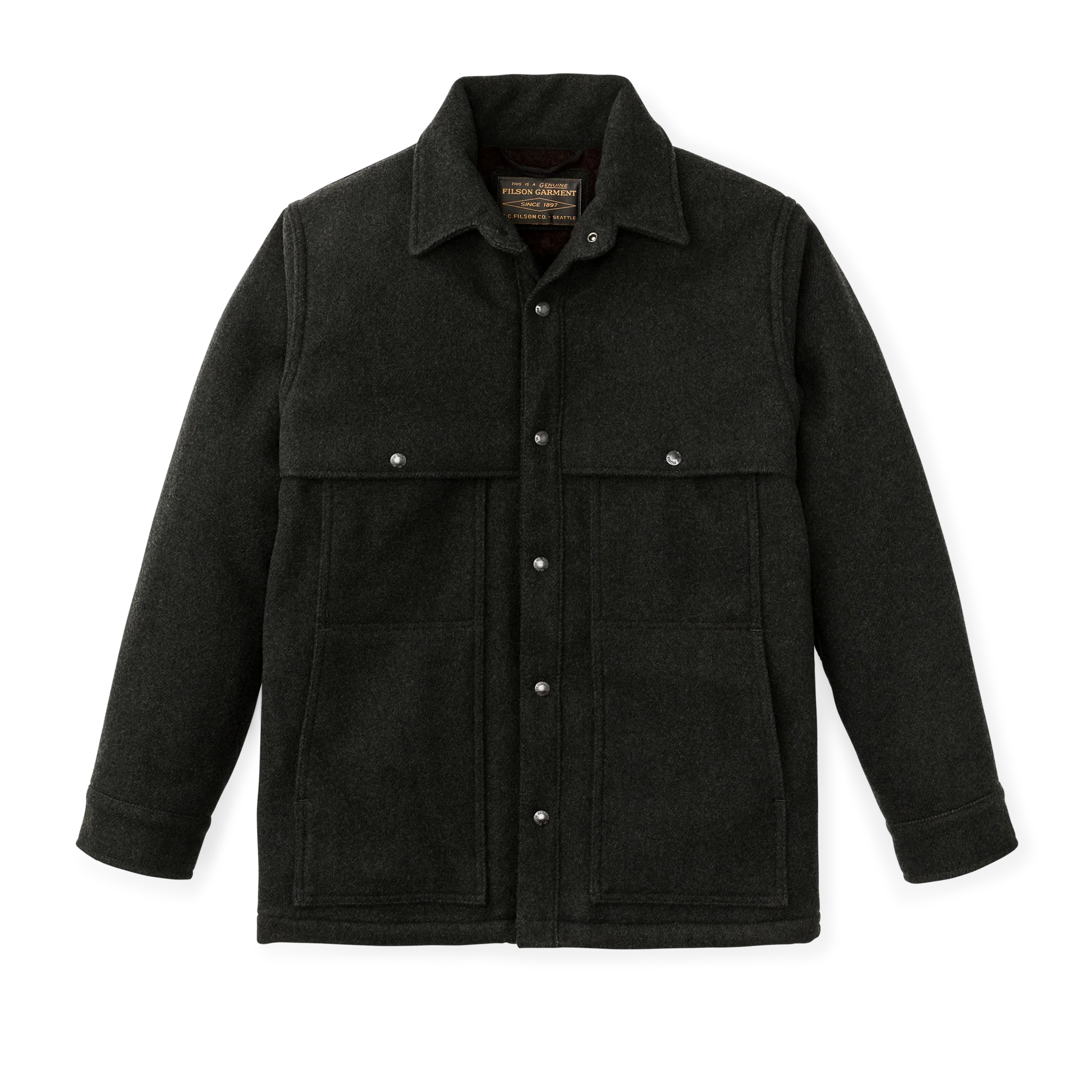 Lined Mackinaw Wool Cape Coat - FILSON OUTLET
