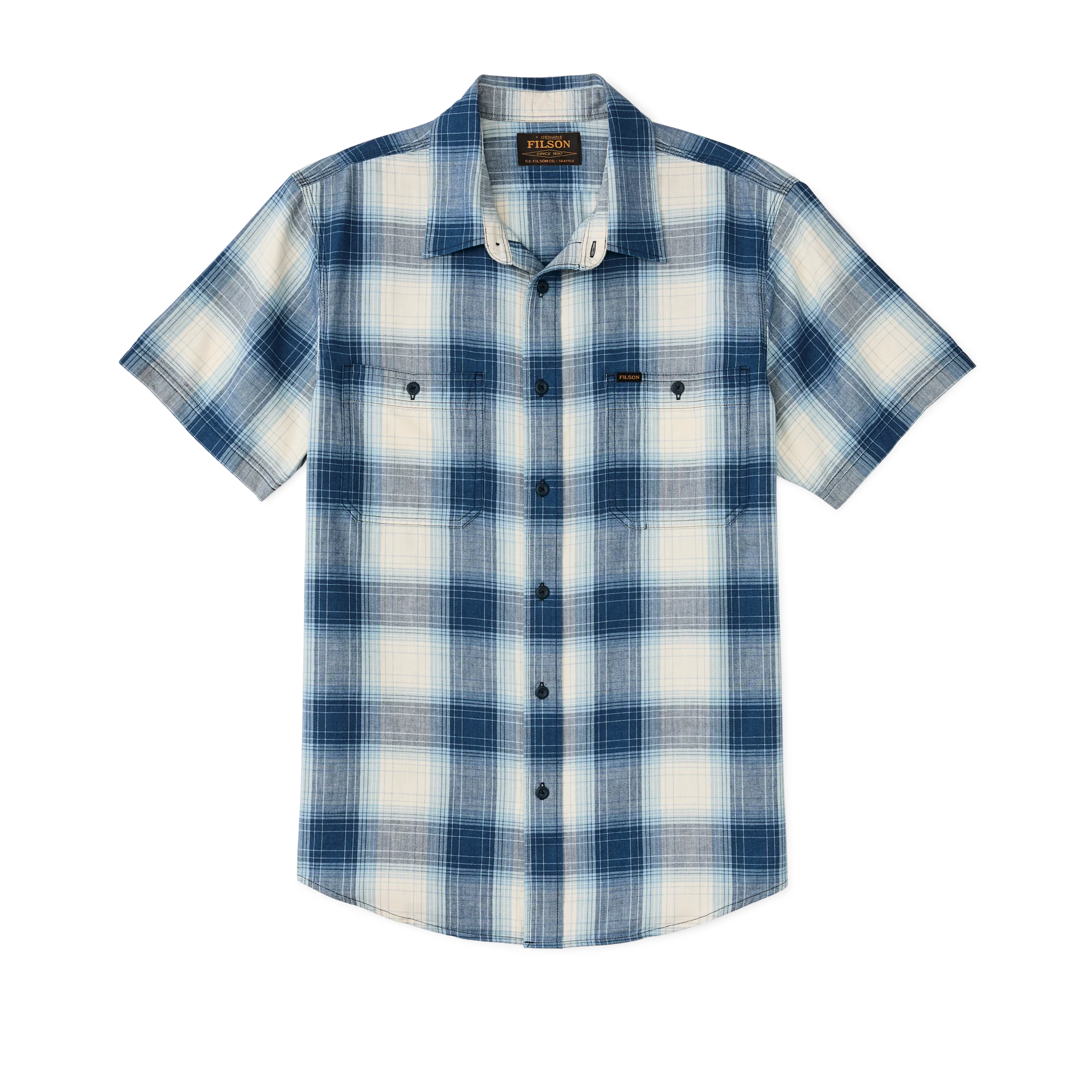 Short Sleeve Chambray Shirt - FILSON OUTLET