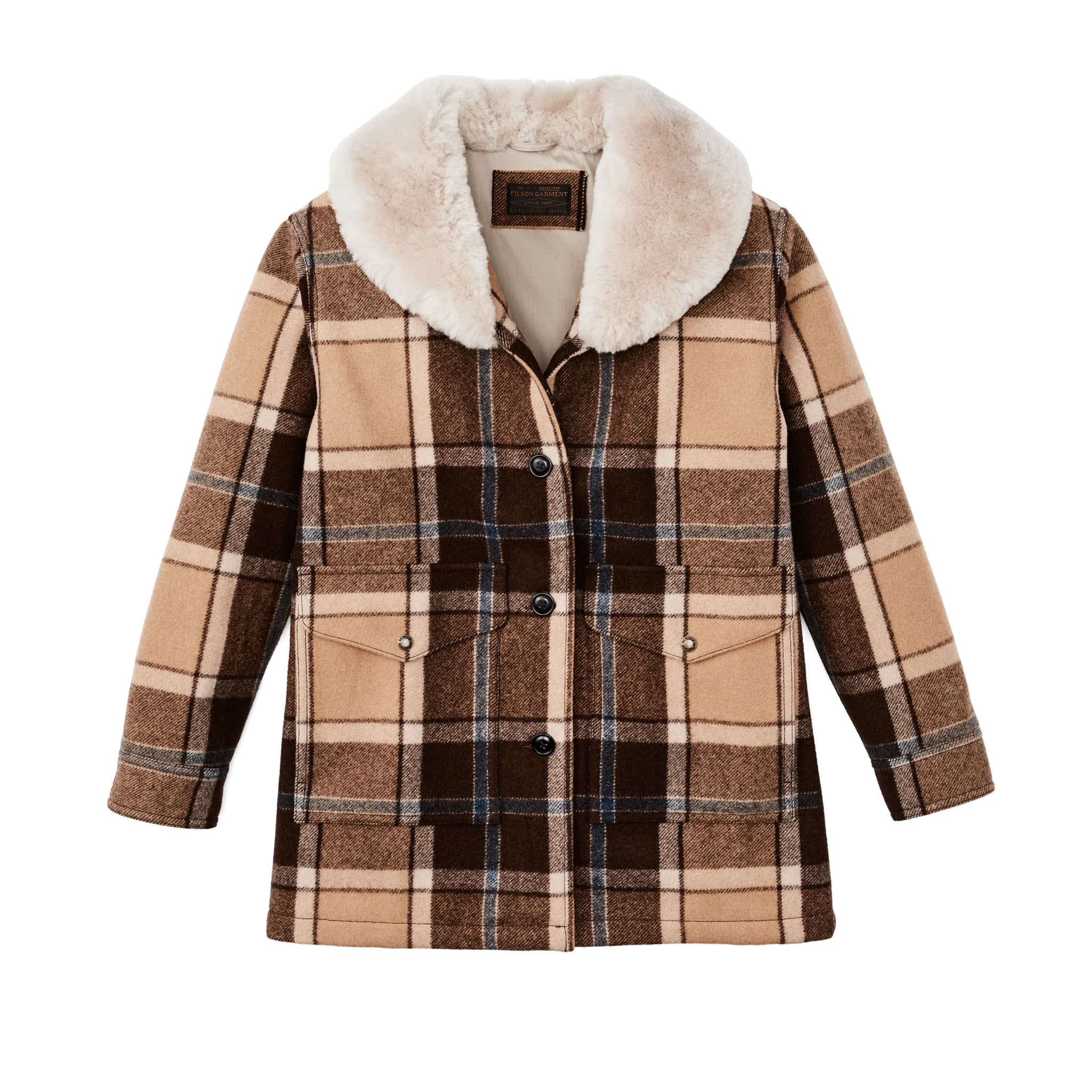 Women's Lined Wool Packer Coat - FILSON OUTLET
