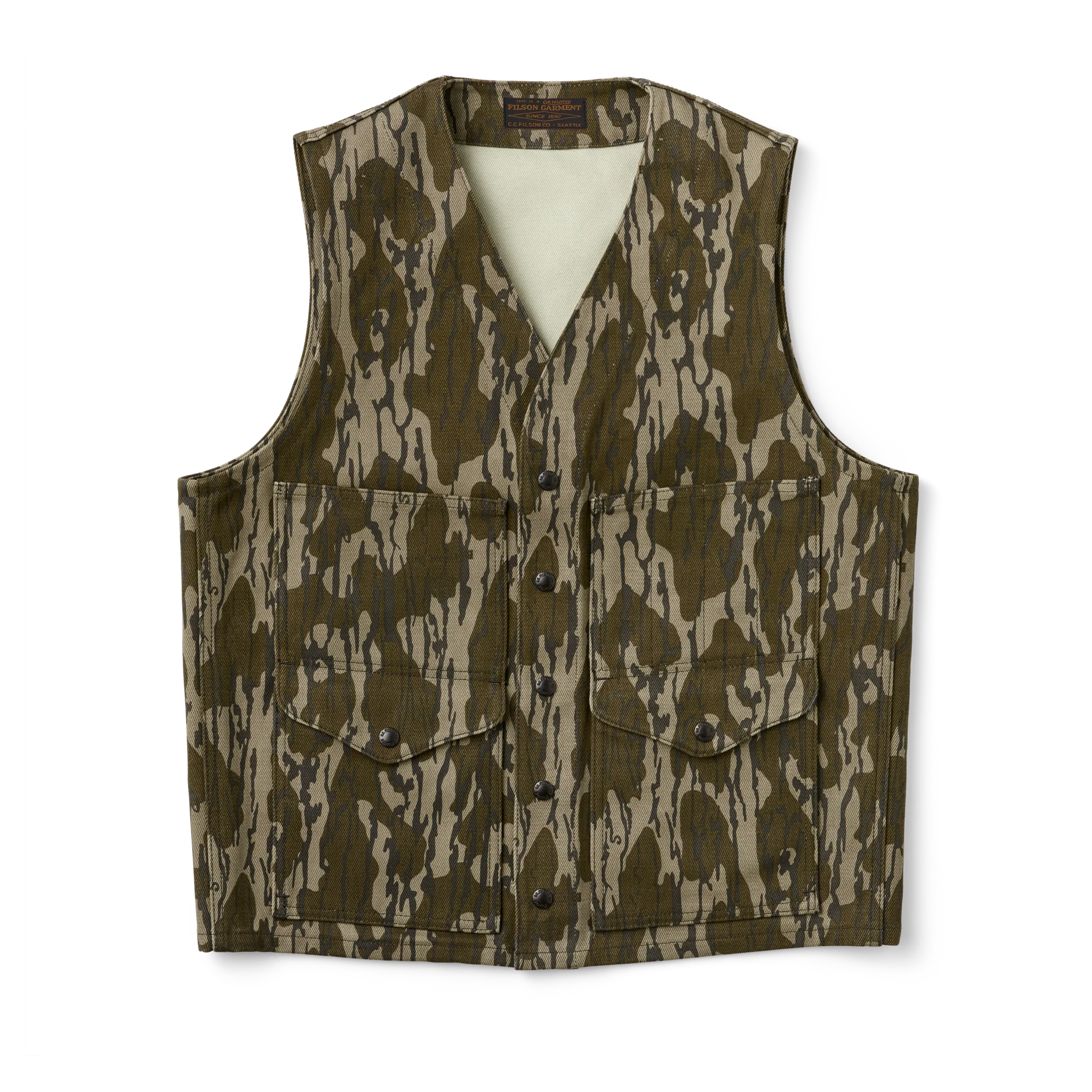 Rugged Twill Cruiser Vest - FILSON OUTLET