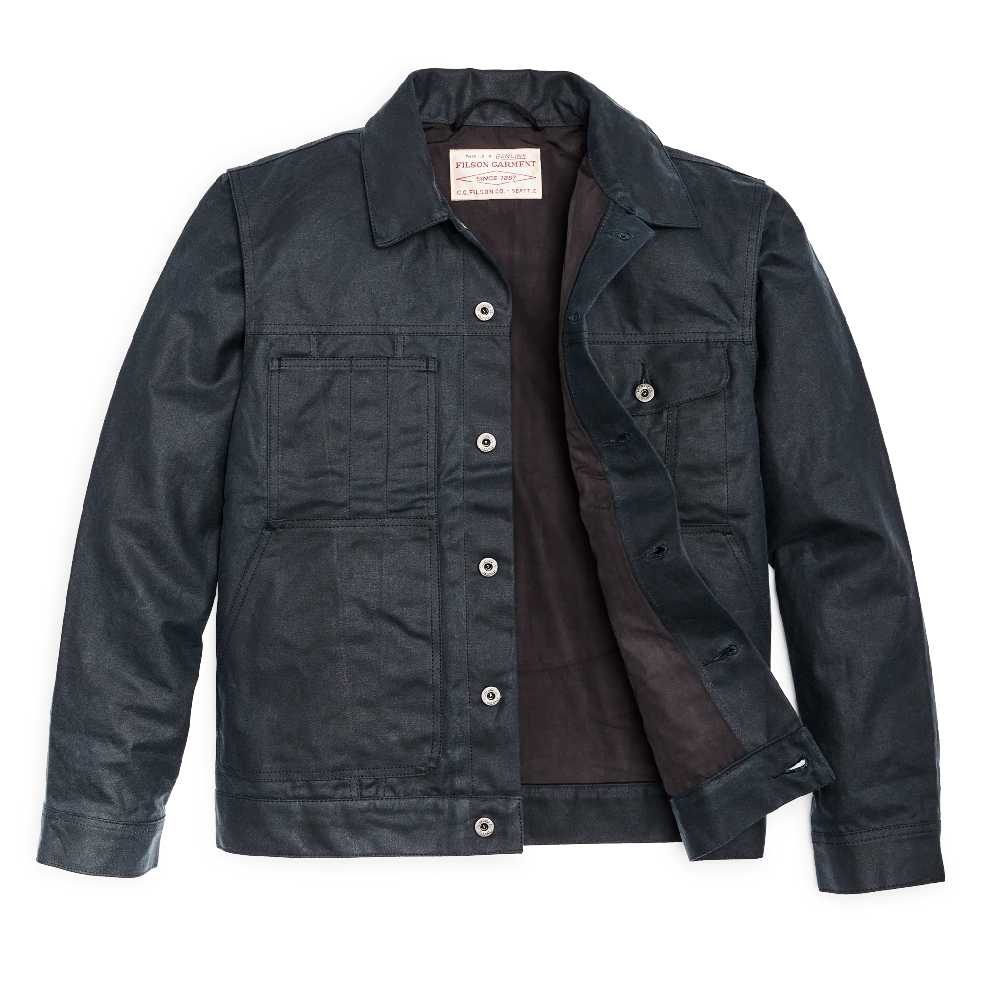 Tin Cloth Short Lined Cruiser Jacket - FILSON OUTLET