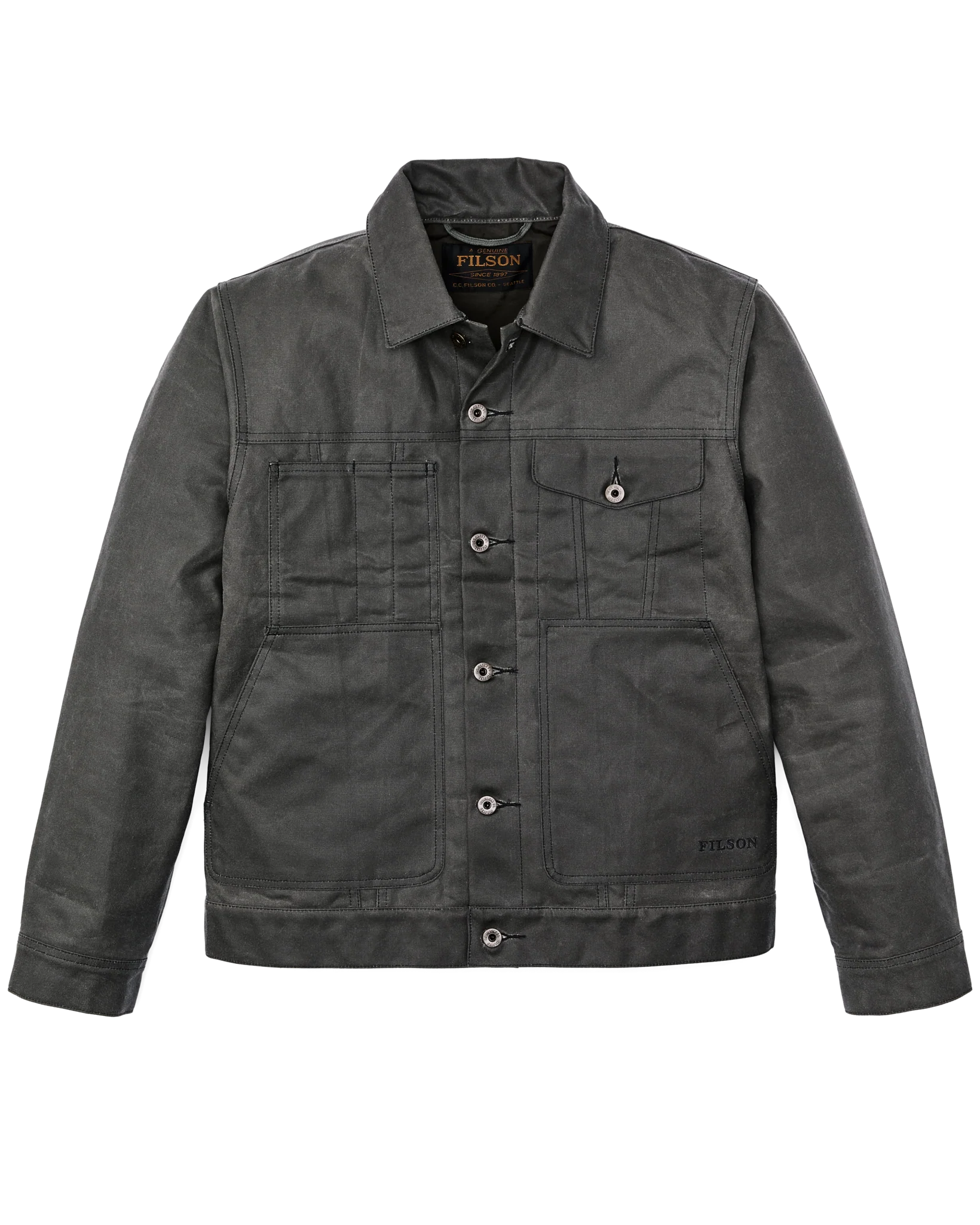 Tin Cloth Short Lined Cruiser Jacket - FILSON OUTLET