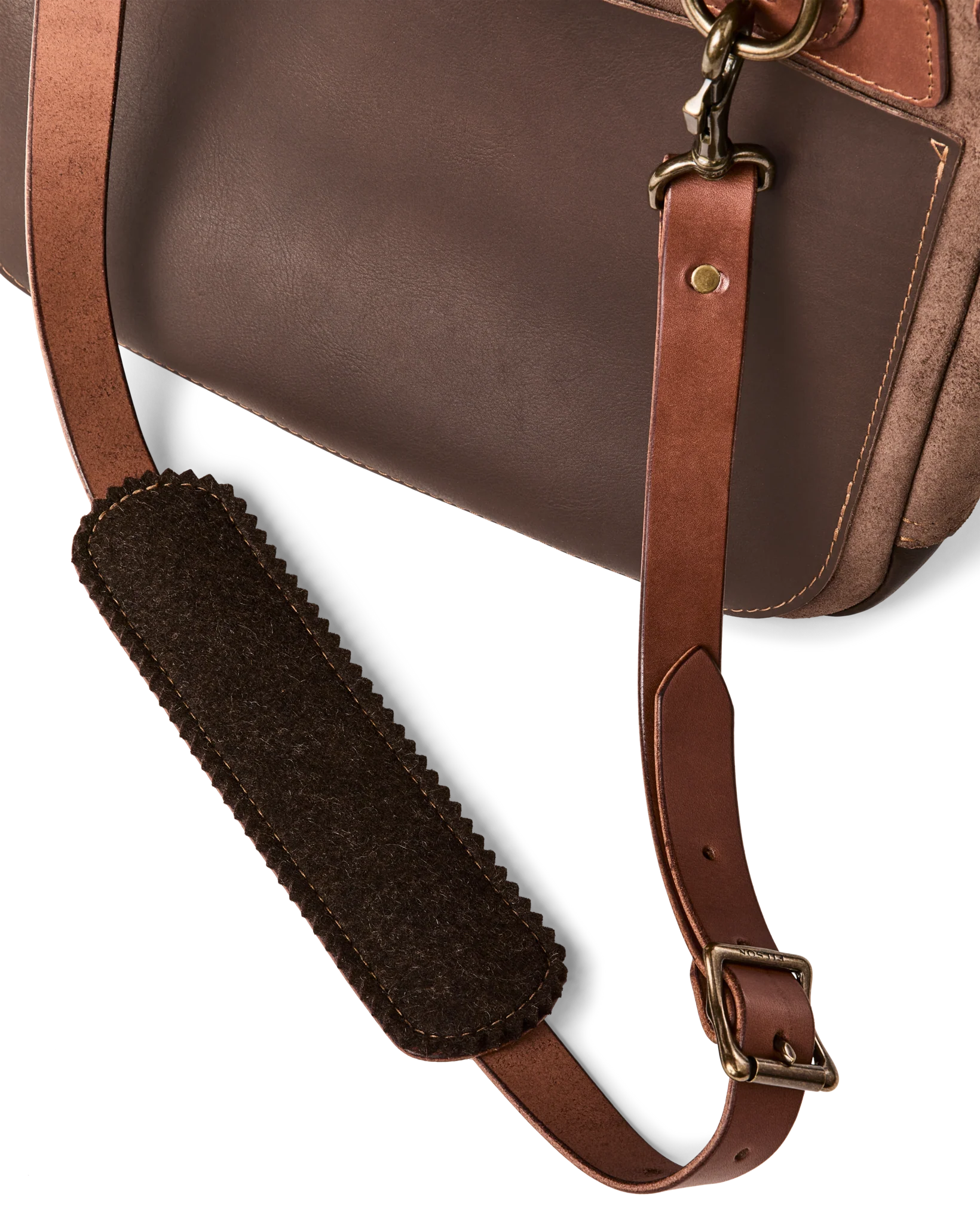Filson Workshop Suede Messenger Bag - FILSON OUTLET