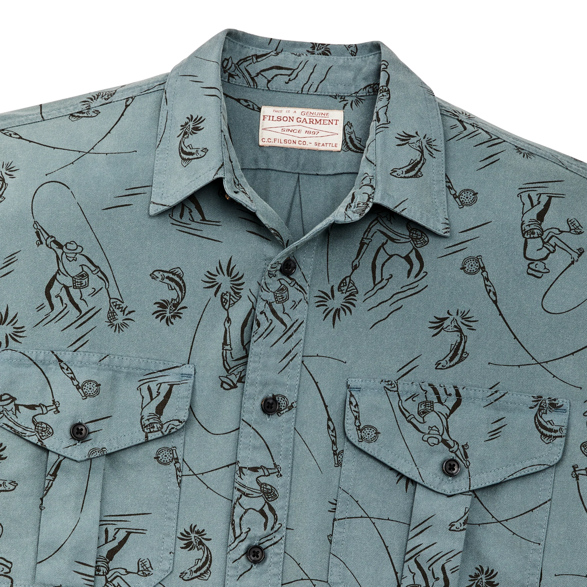 Short Sleeve Lightweight Alaskan Guide Shirt - FILSON OUTLET