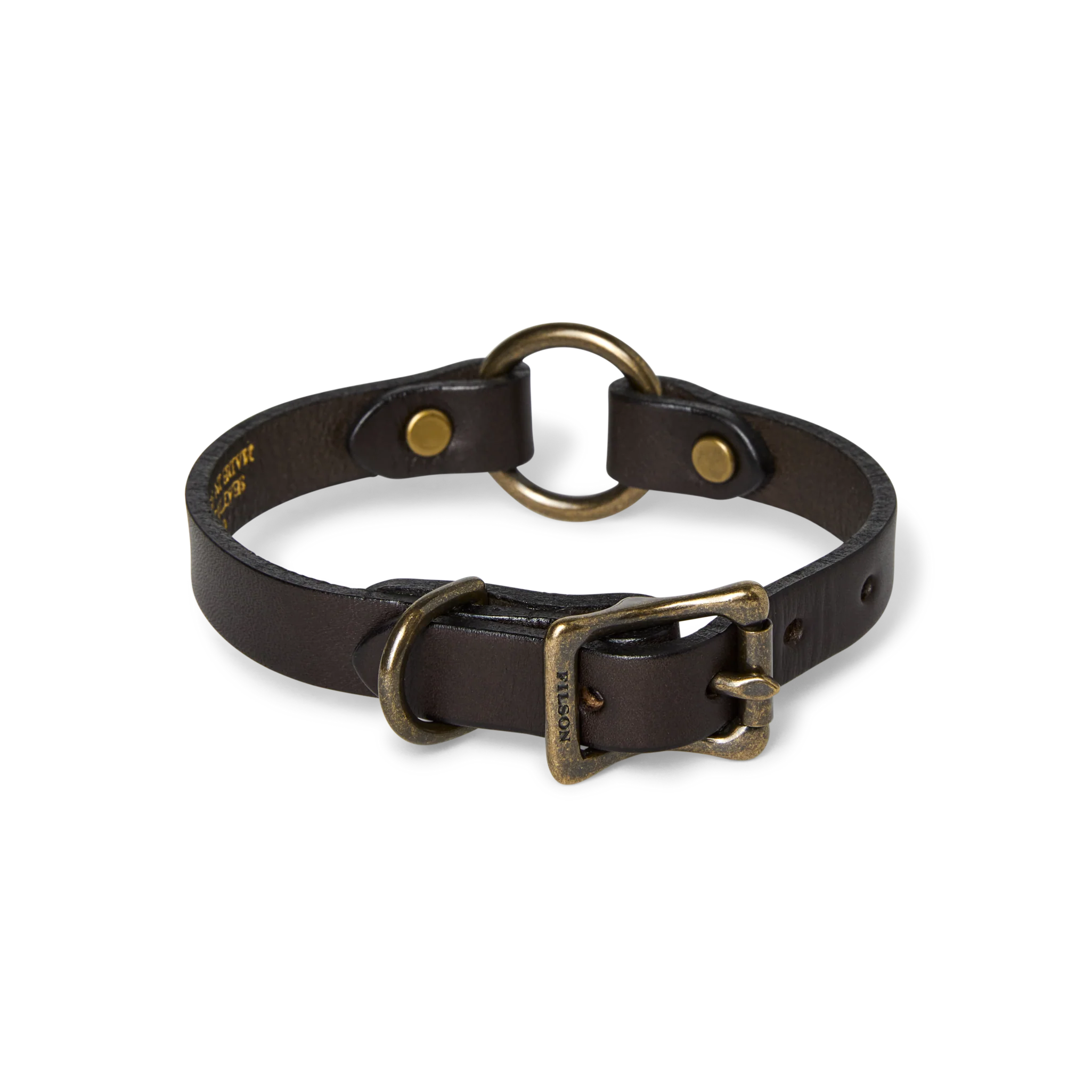 Bridle Leather Puppy Collar - FILSON OUTLET