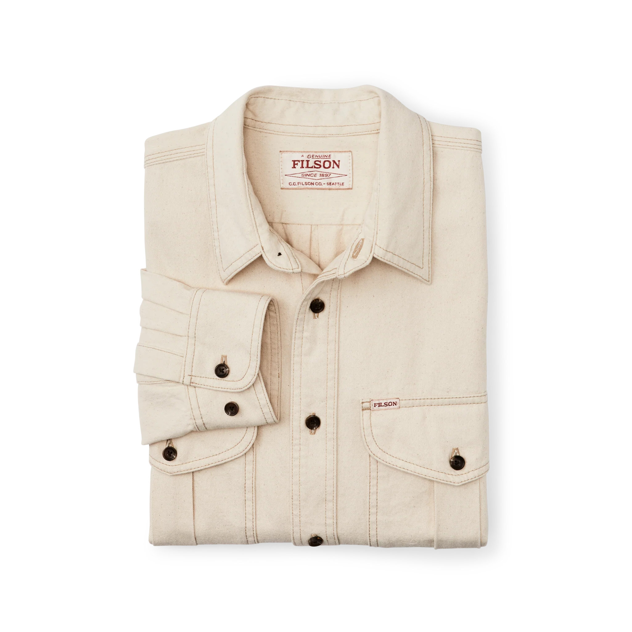 Natural Twill Guide Shirt - FILSON OUTLET