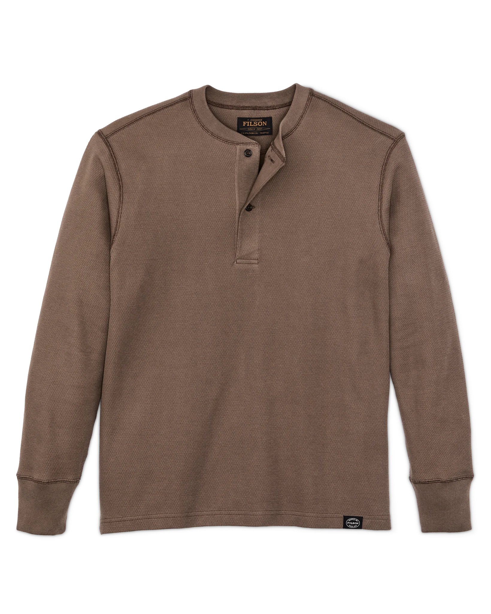 Waffle Knit Henley - FILSON OUTLET