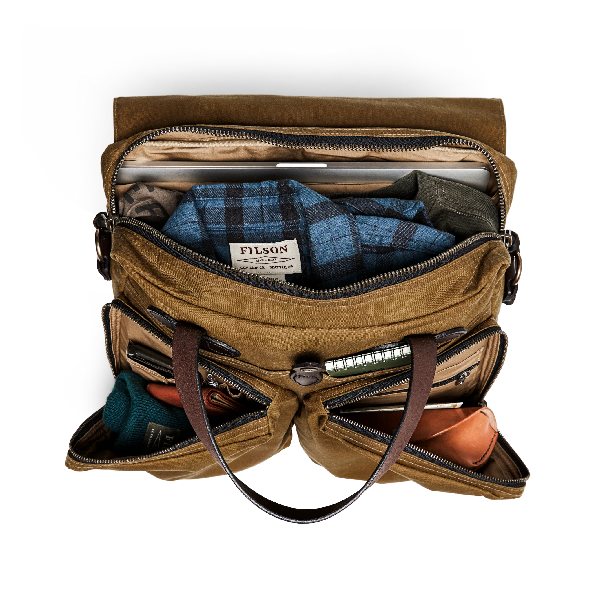 24 Hour Tin Cloth Briefcase - FILSON OUTLET