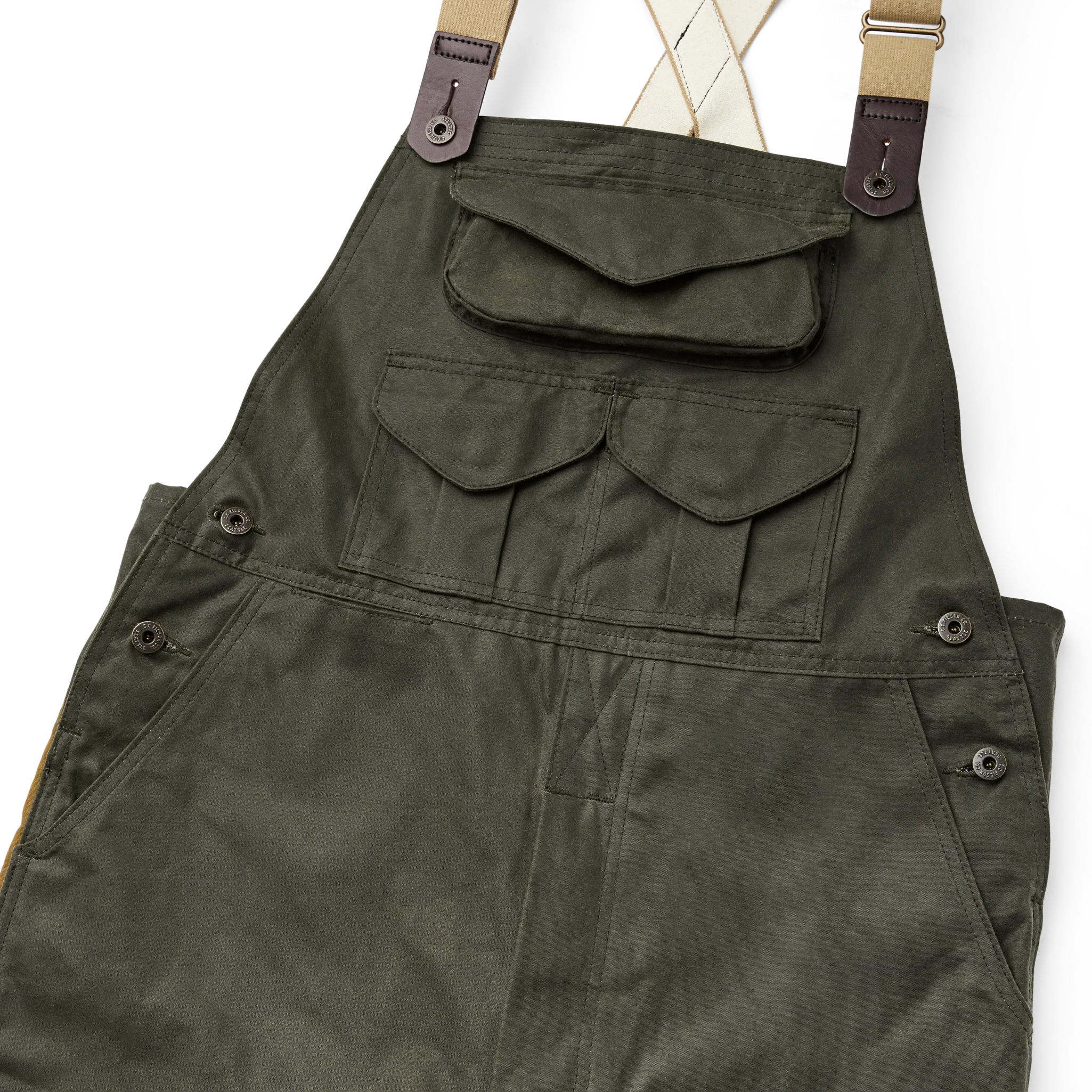 Double Hunting Bibs With Zipper - FILSON OUTLET