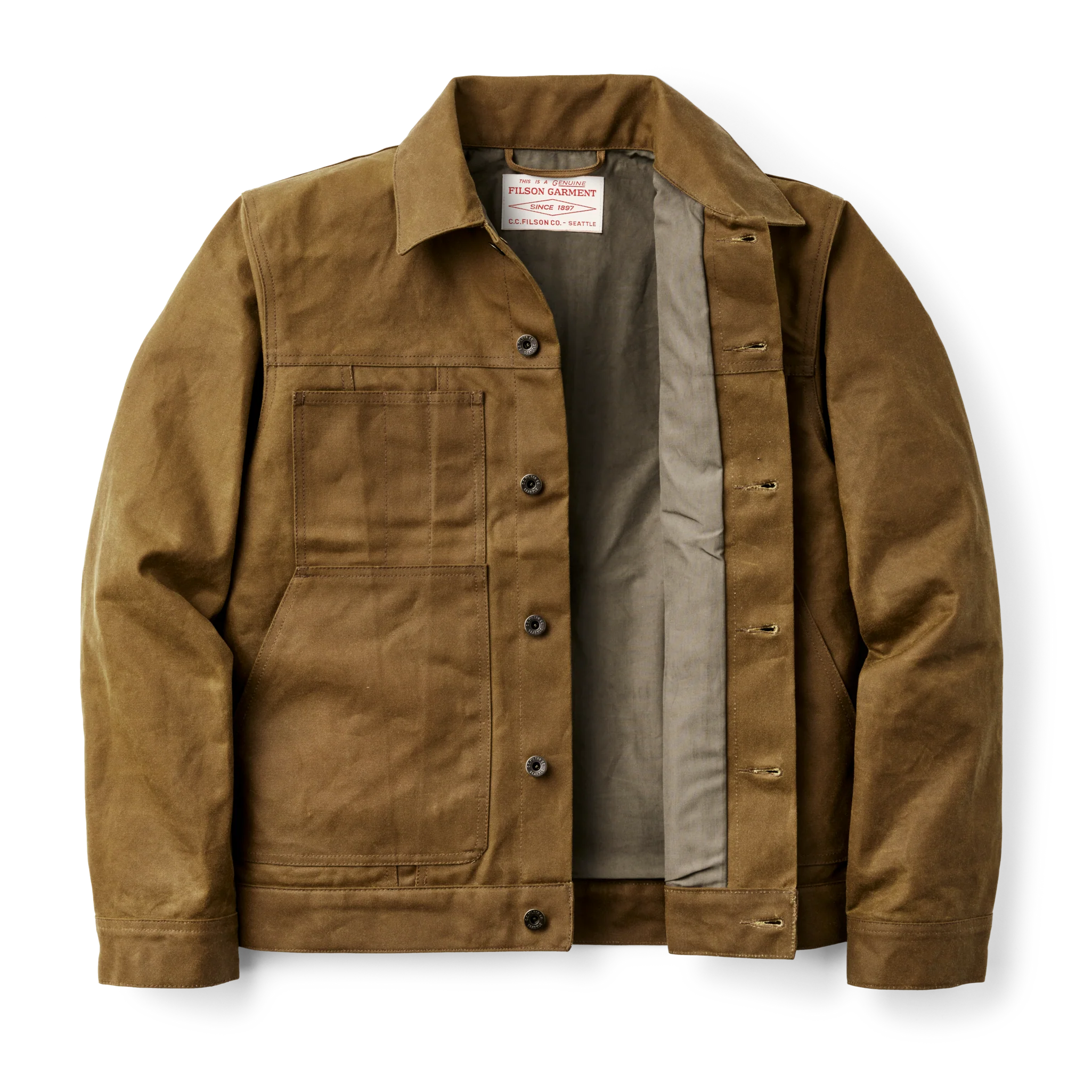 Tin Cloth Short Lined Cruiser Jacket - FILSON OUTLET