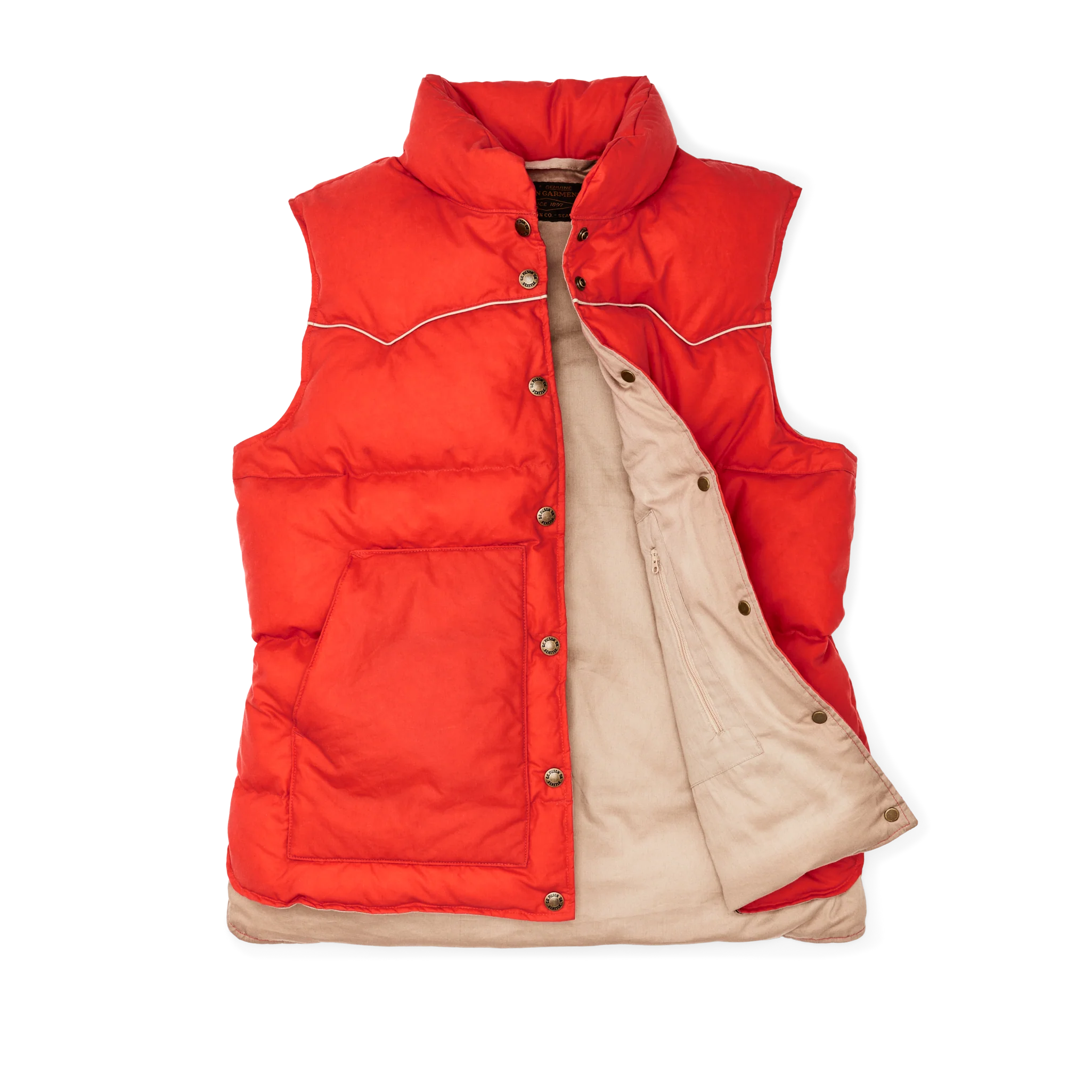 Women's Waxed Down Vest - FILSON OUTLET