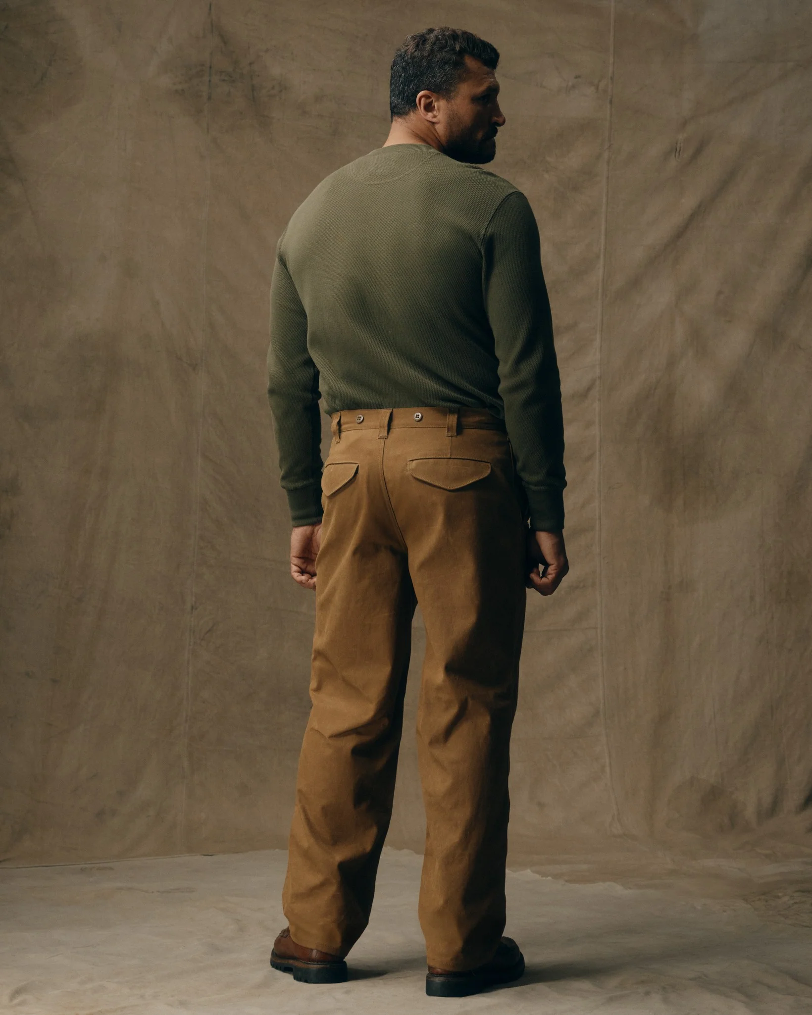 Waffle Knit Henley - FILSON OUTLET