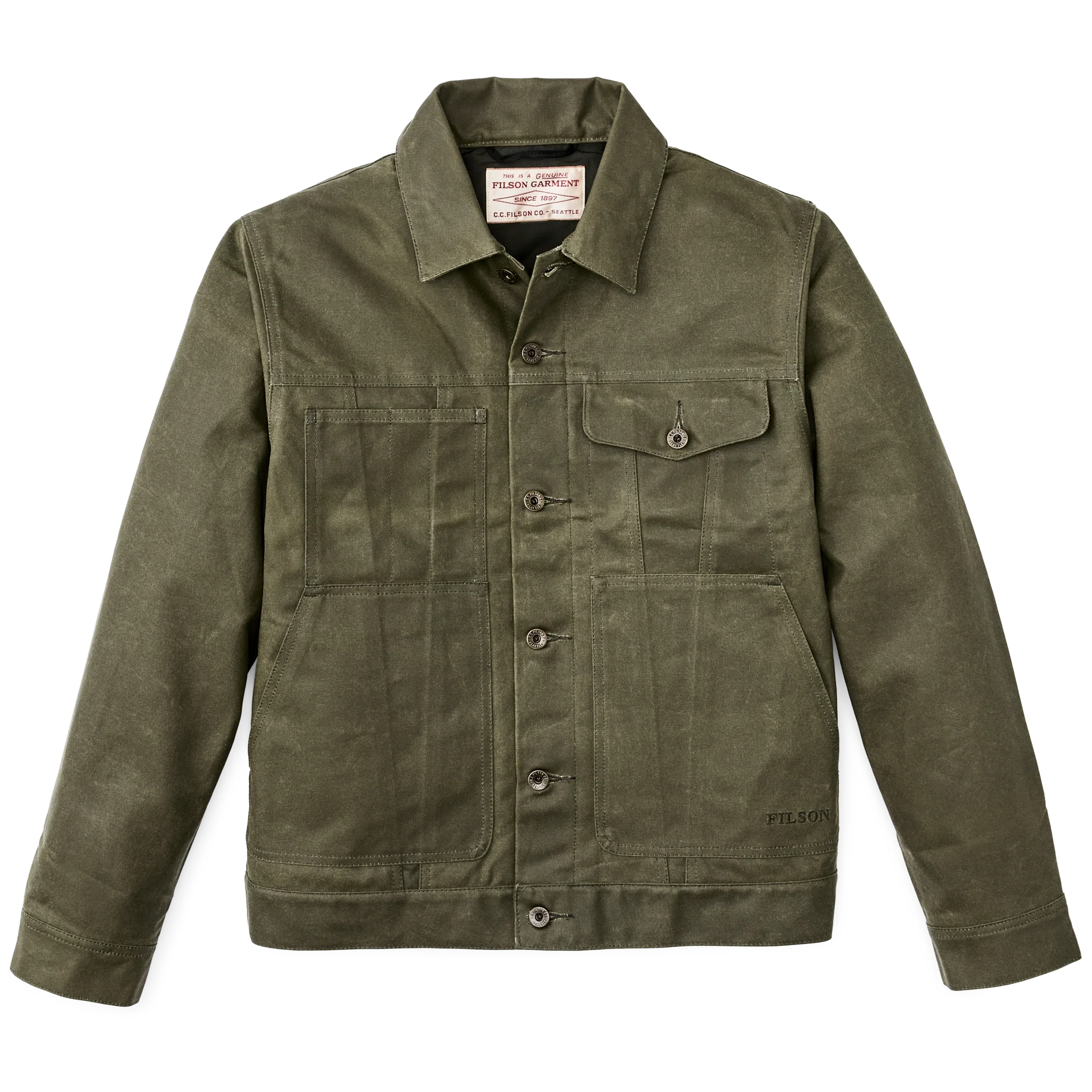 Tin Cloth Short Lined Cruiser Jacket - FILSON OUTLET