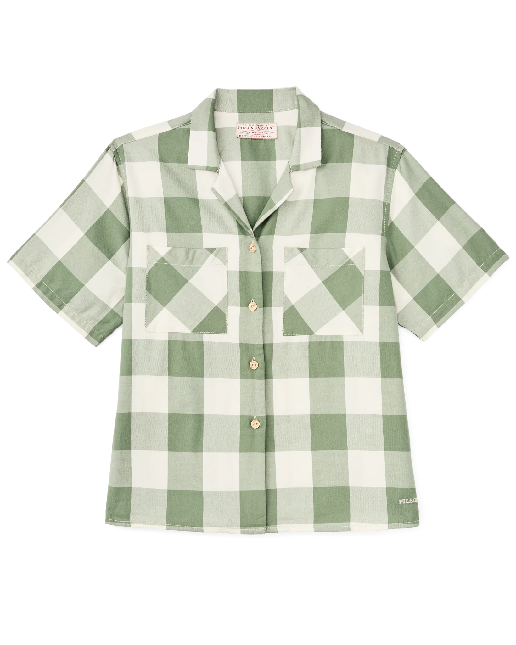 Women's Short Sleeve Camp Shirt - FILSON OUTLET