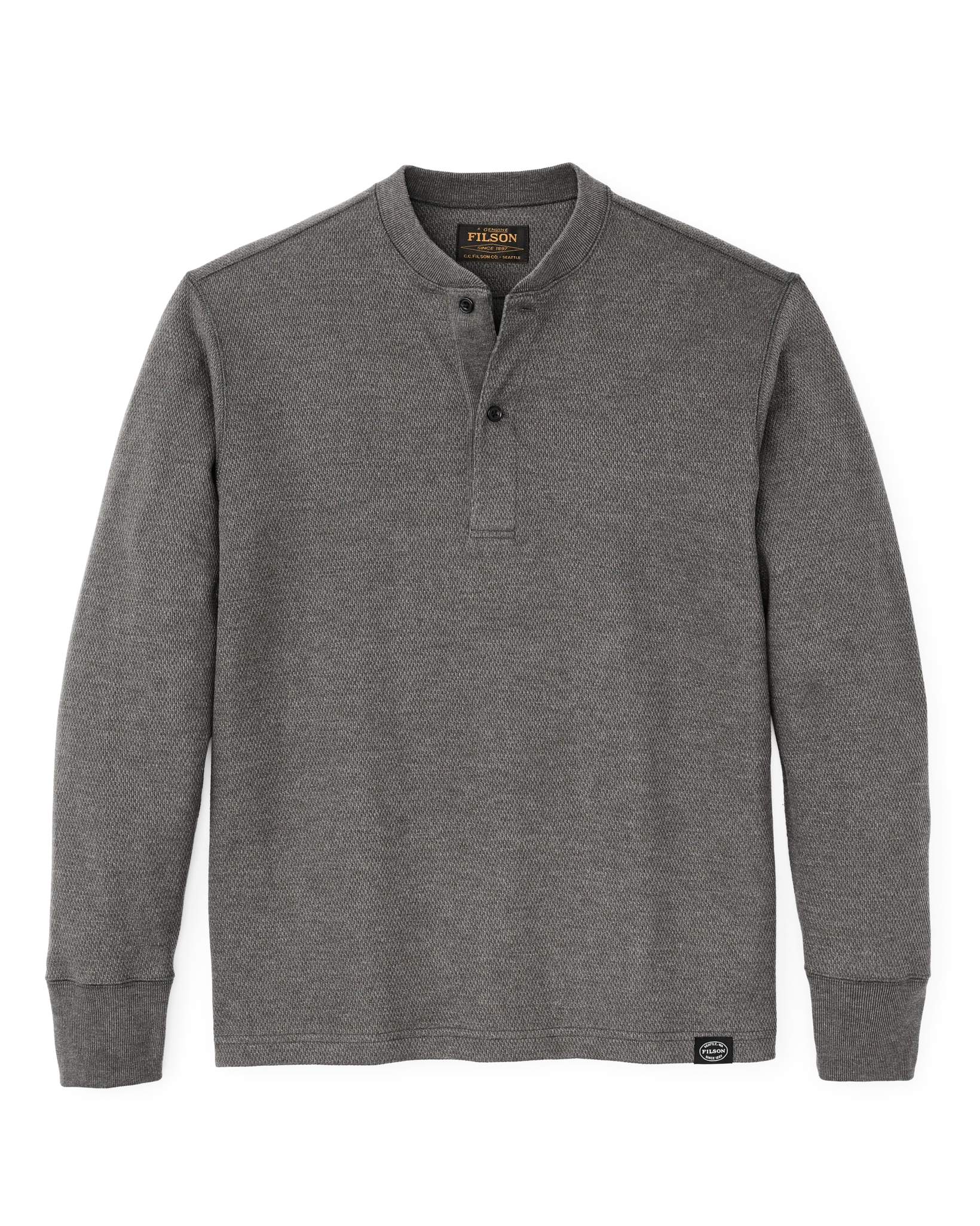 Waffle Knit Henley - FILSON OUTLET