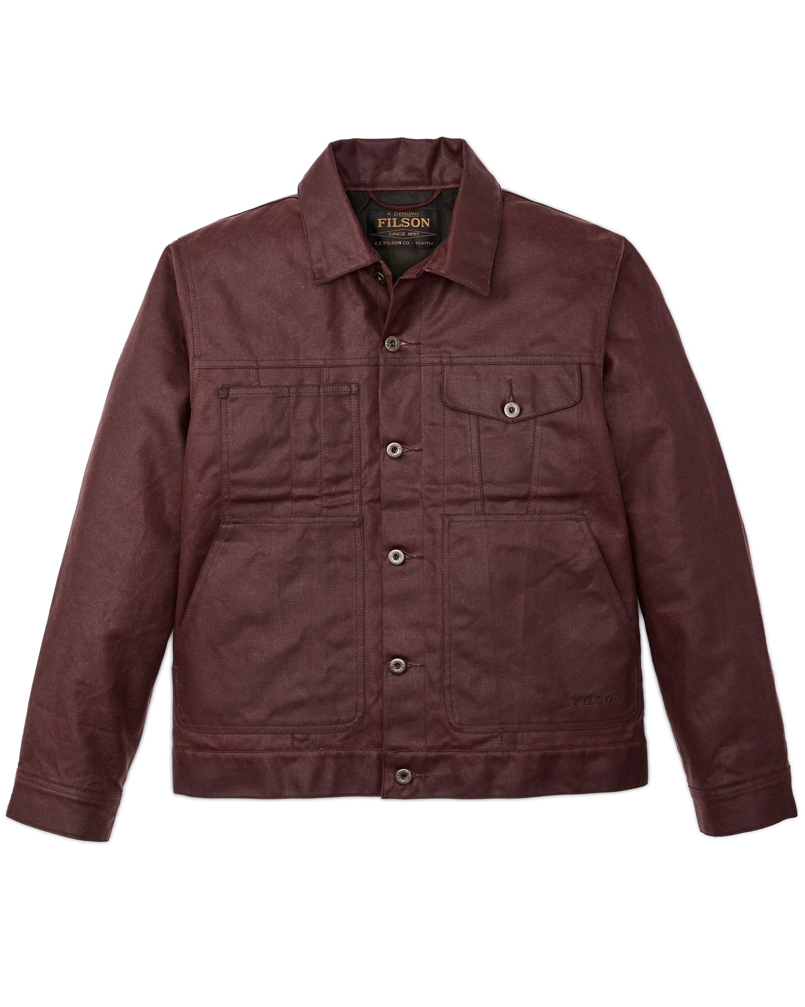 Tin Cloth Short Lined Cruiser Jacket - FILSON OUTLET