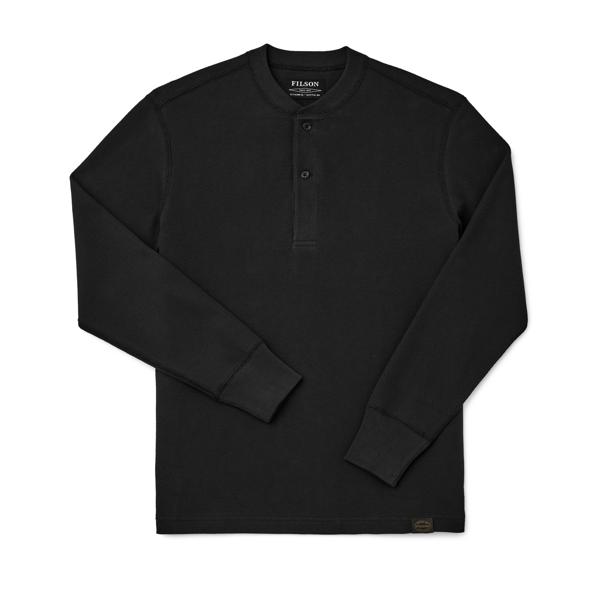 Waffle Knit Henley - FILSON OUTLET