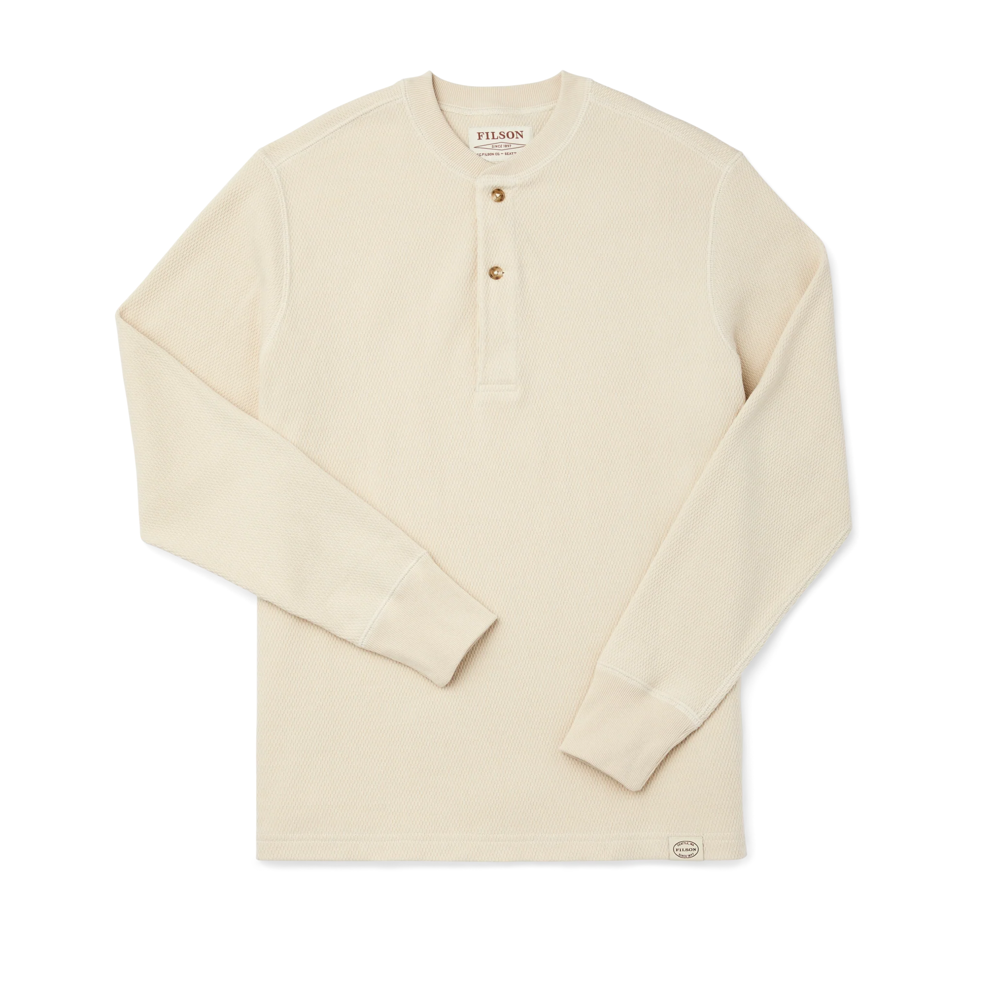 Waffle Knit Henley - FILSON OUTLET