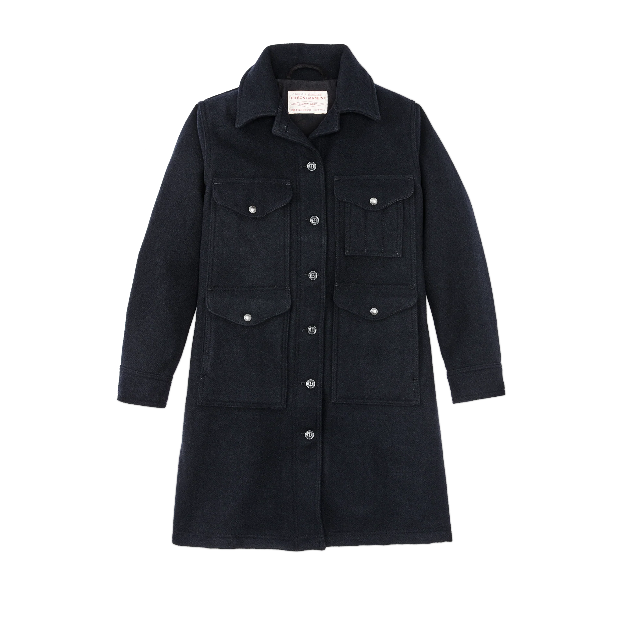 Women's Long Mackinaw Cruiser - FILSON OUTLET