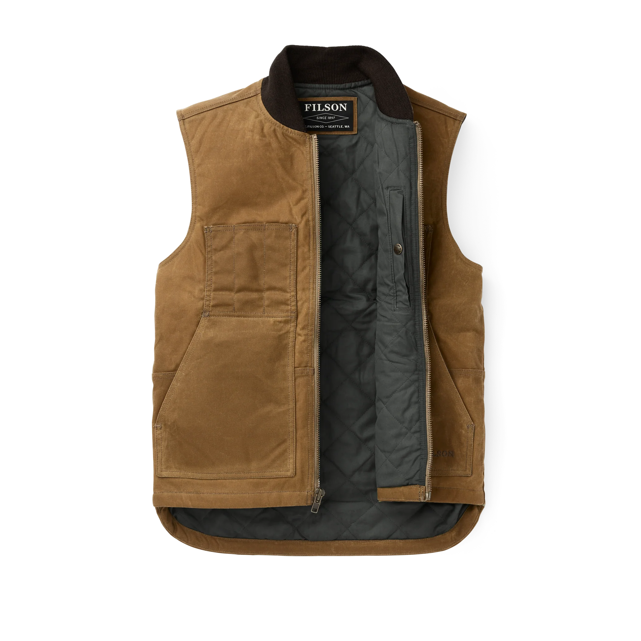 Tin Cloth Insulated Work Vest - FILSON OUTLET