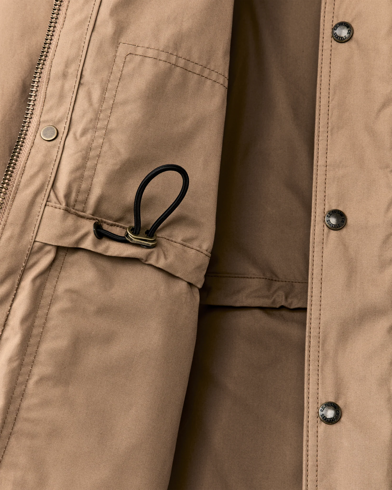 Women's Aviator Cloth Long Raincoat - FILSON OUTLET