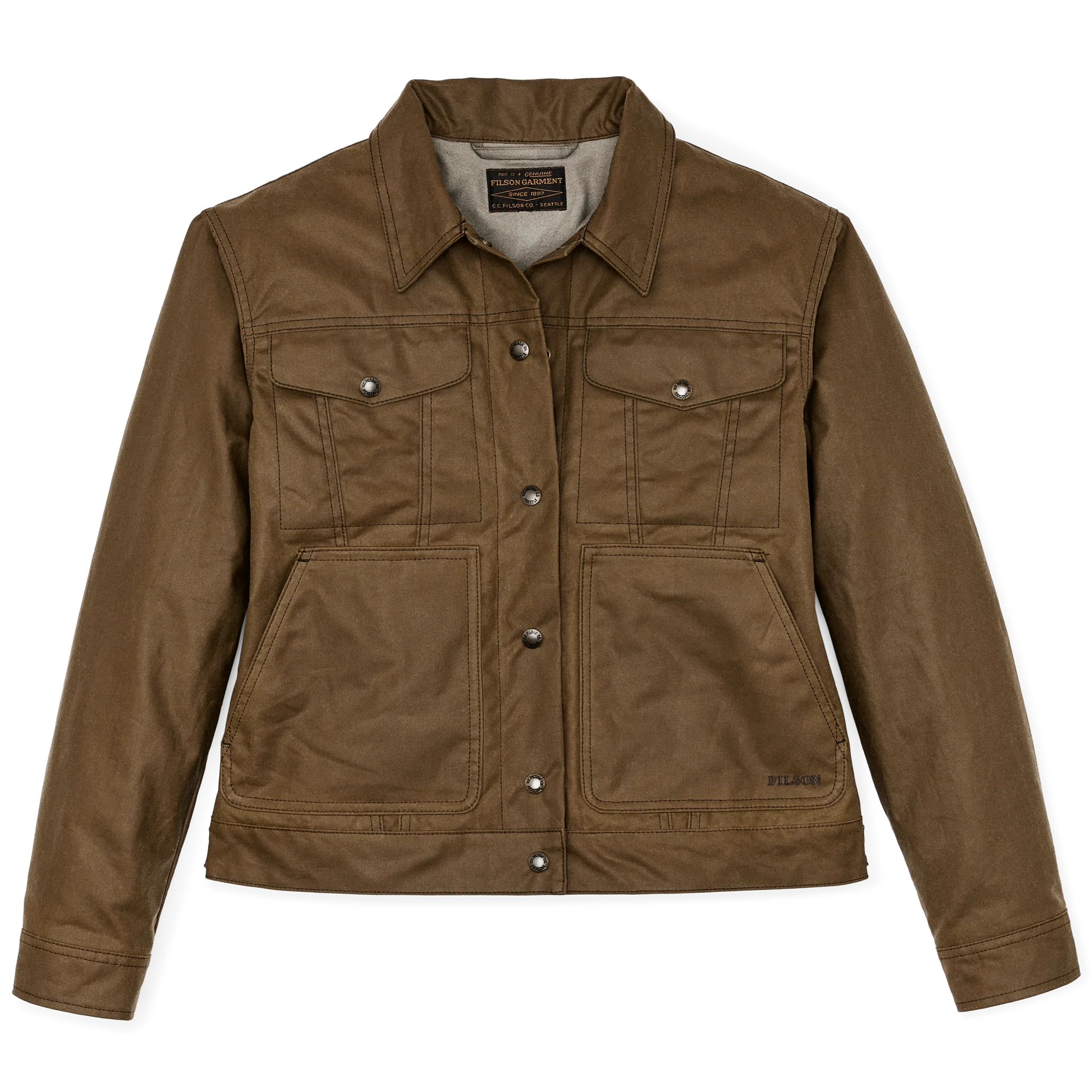 Women's Short Lined Cruiser Jacket - FILSON OUTLET