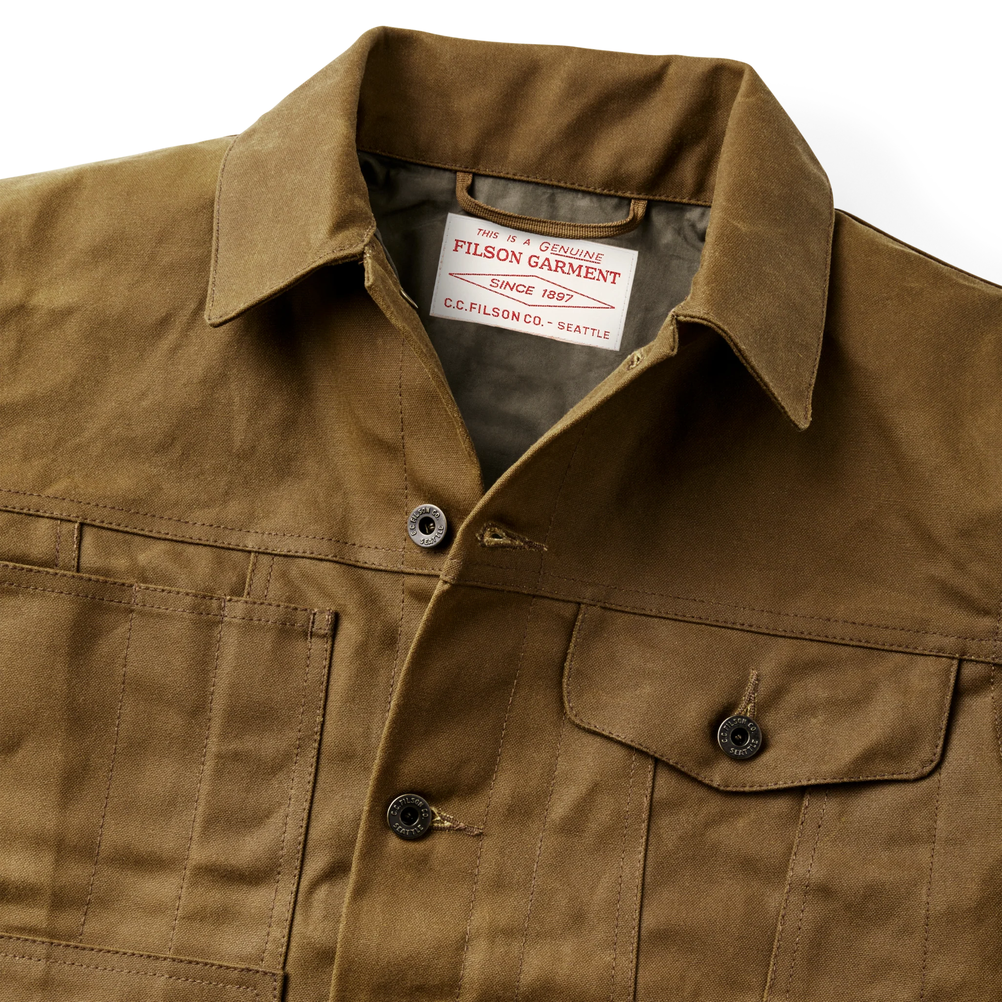 Tin Cloth Short Lined Cruiser Jacket - FILSON OUTLET