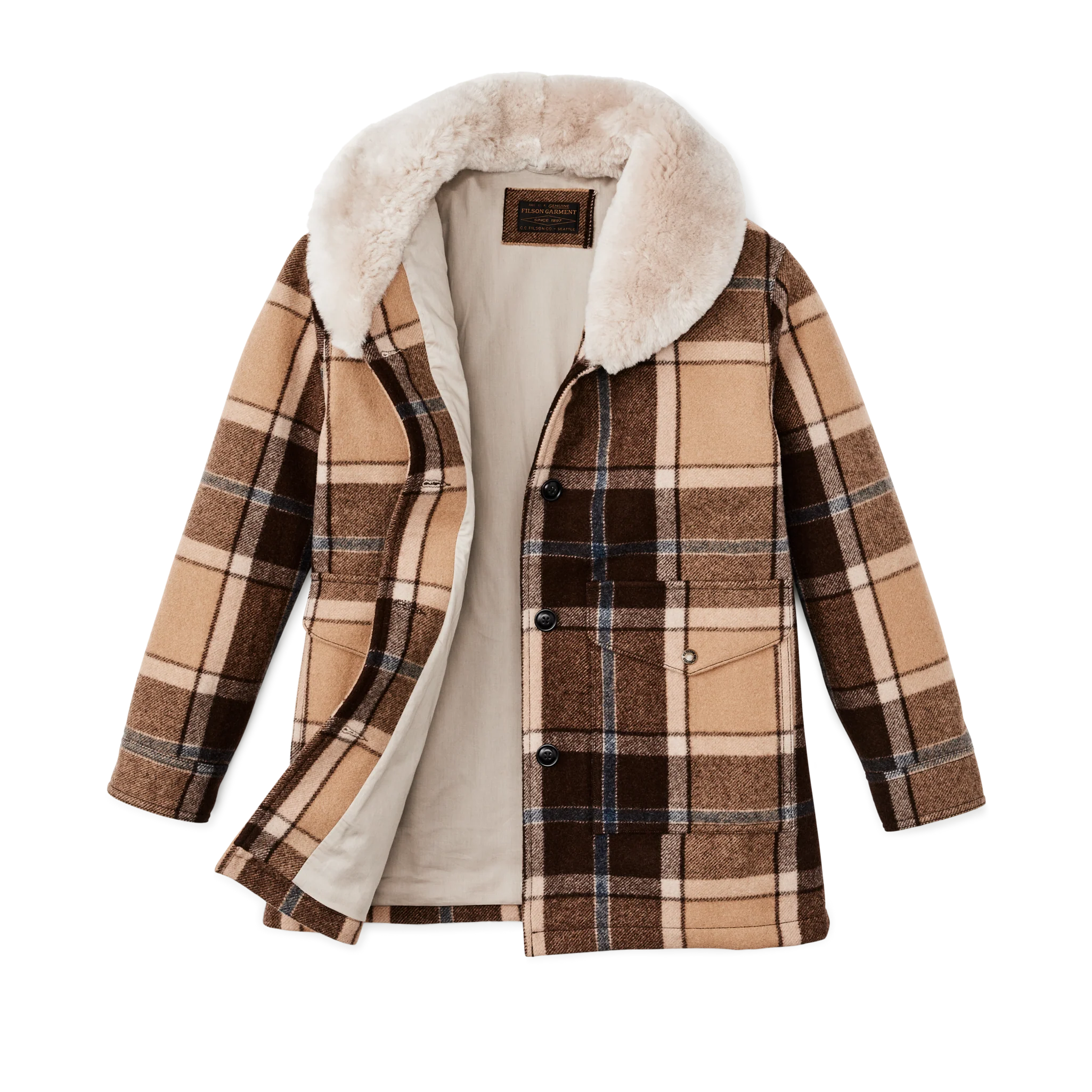 Women's Lined Wool Packer Coat - FILSON OUTLET